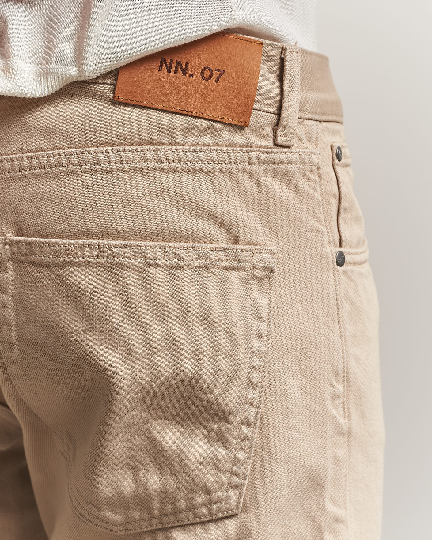 Hombres | Pantalones | NN07 | Sonny Straight Fit 5-Pocket Pants Oat