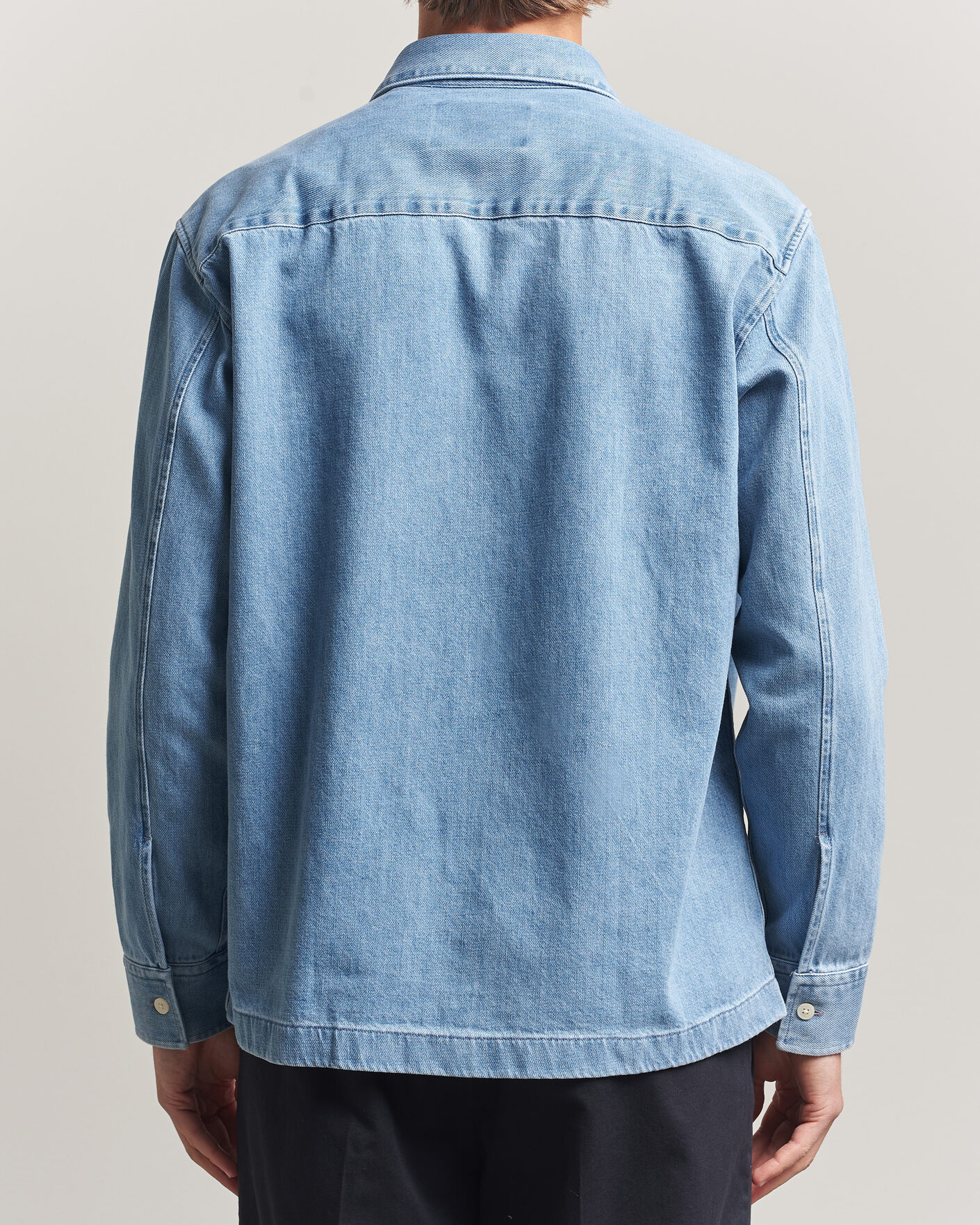 Hombres | Camisas | NN07 | Freddy Denim Overshirt Light Blue