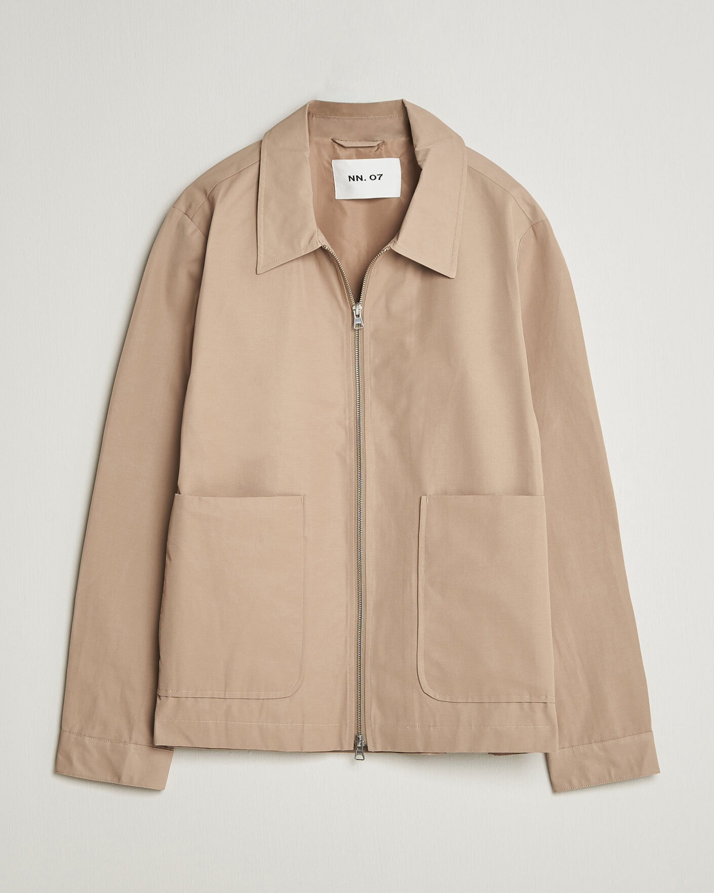 Hombres | Abrigos y chaquetas | NN07 | Gael Cotton Twill Jacket Desert Khaki