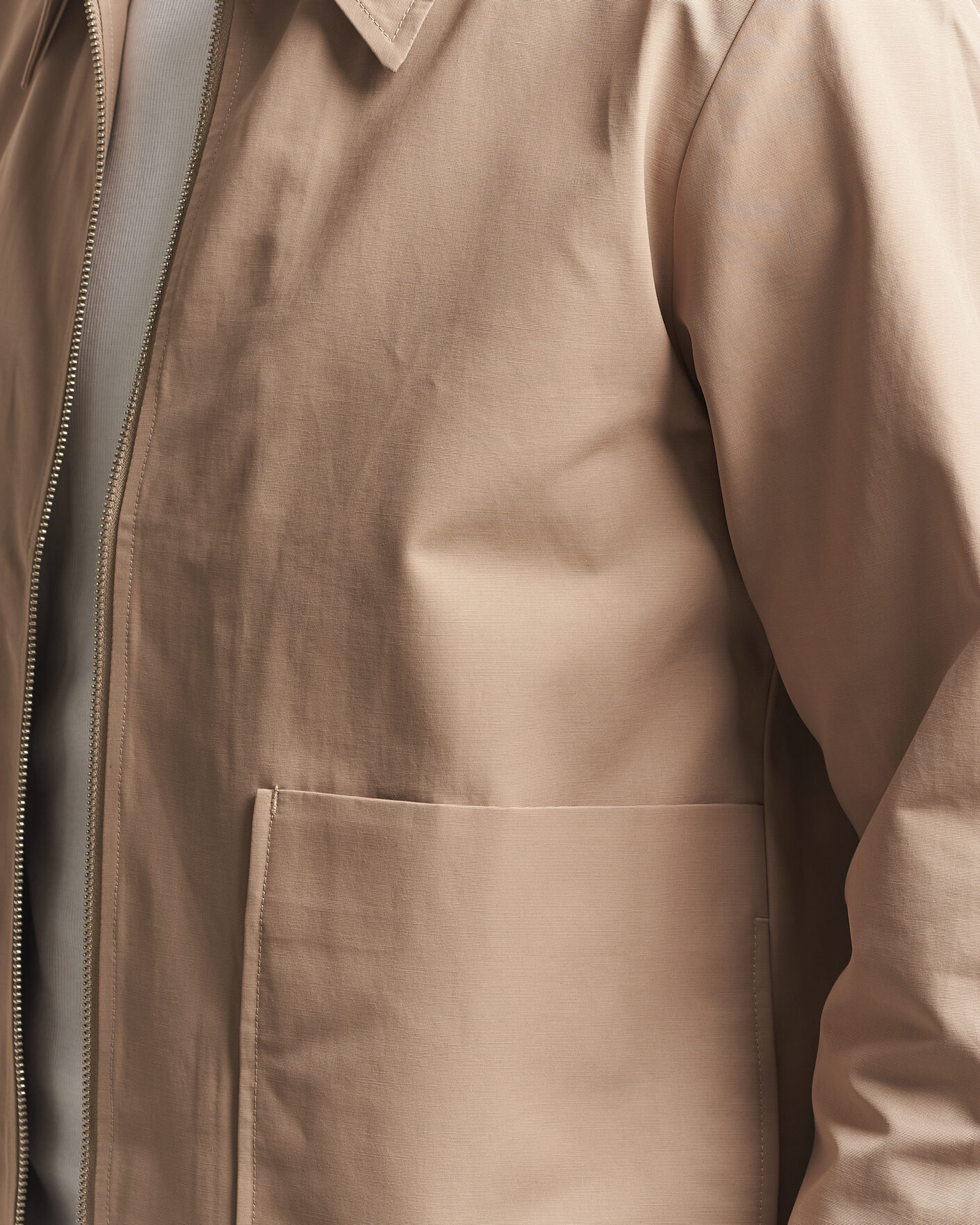 Hombres | Abrigos y chaquetas | NN07 | Gael Cotton Twill Jacket Desert Khaki