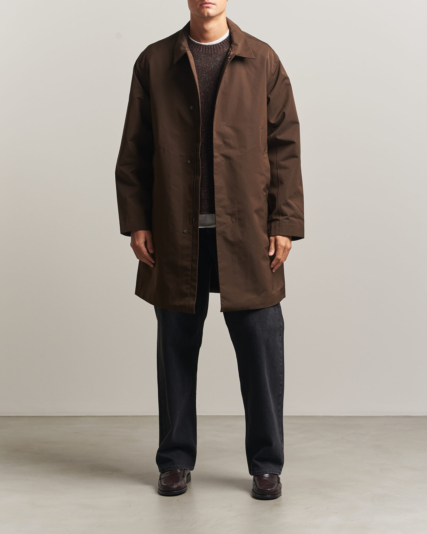 Hombres | Abrigos y chaquetas | NN07 | Steve Technical Coat Demitasse Brown
