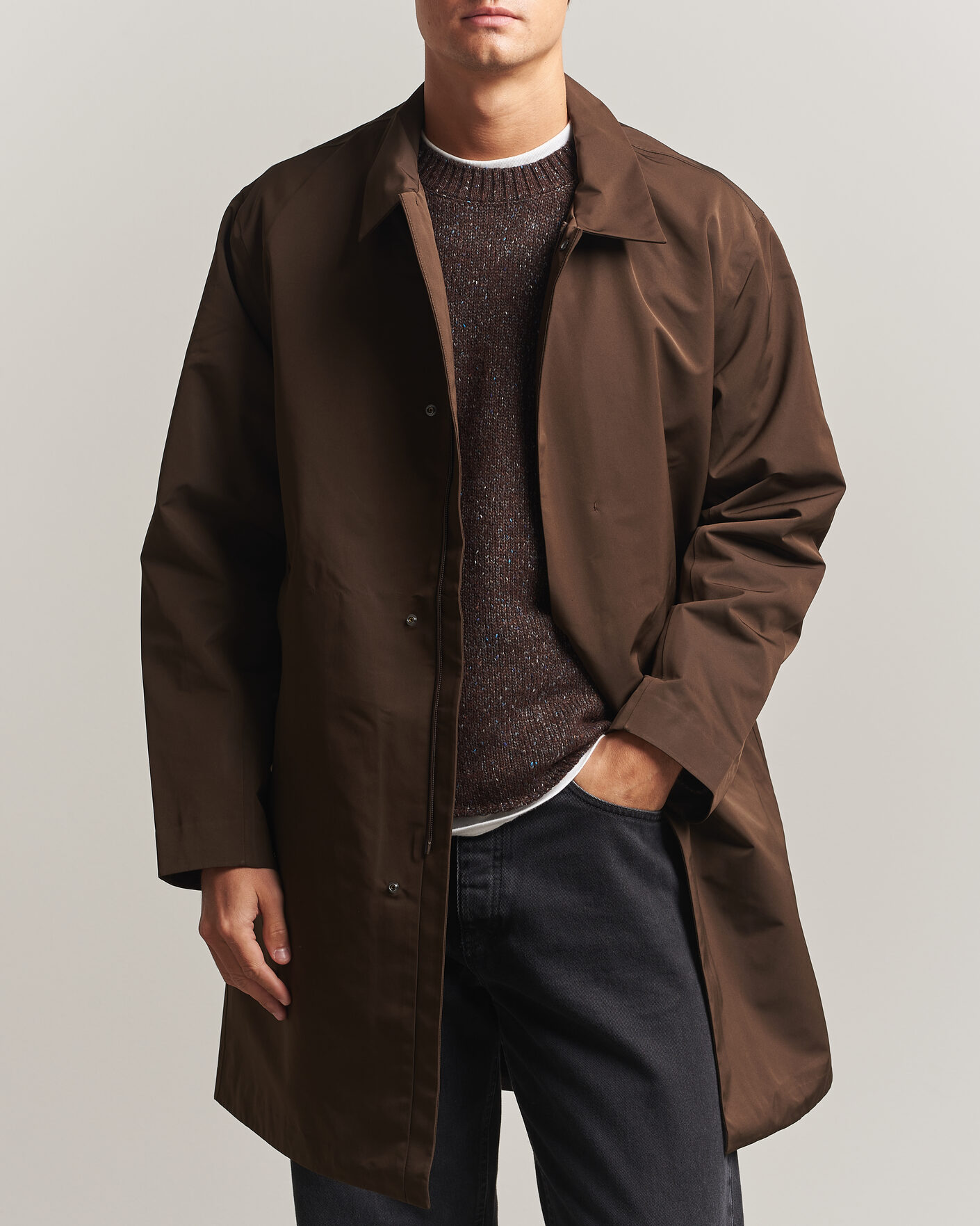 Hombres | Abrigos y chaquetas | NN07 | Steve Technical Coat Demitasse Brown