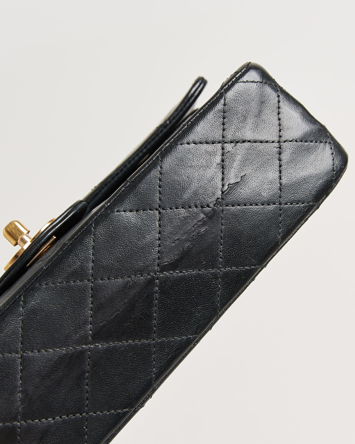 Hombres | Chanel Pre-Owned Classic Small Double Flap Bag Black | Chanel Pre-Owned | Classic Small Double Flap Bag Black