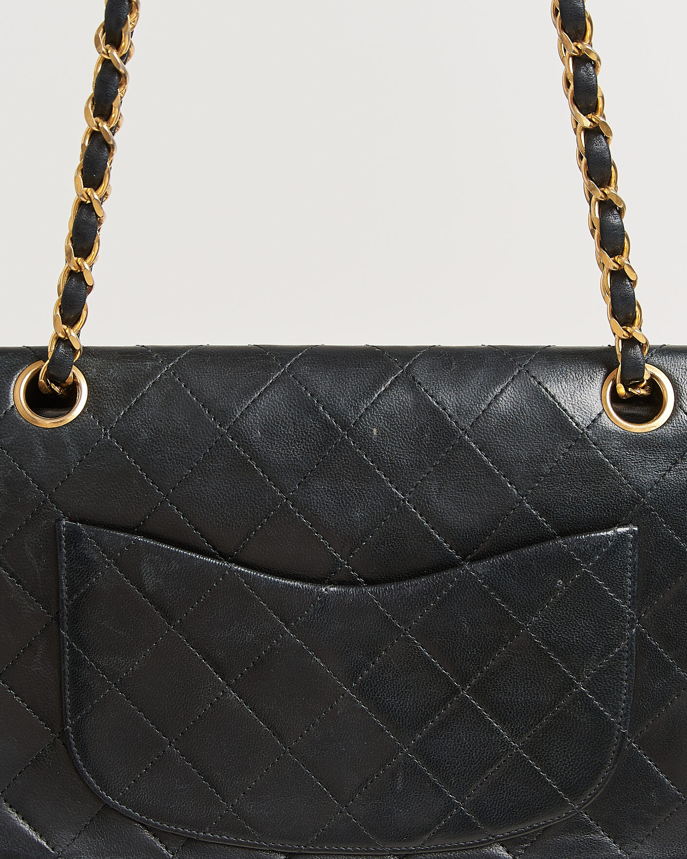 Hombres | Chanel Pre-Owned Classic Small Double Flap Bag Black | Chanel Pre-Owned | Classic Small Double Flap Bag Black