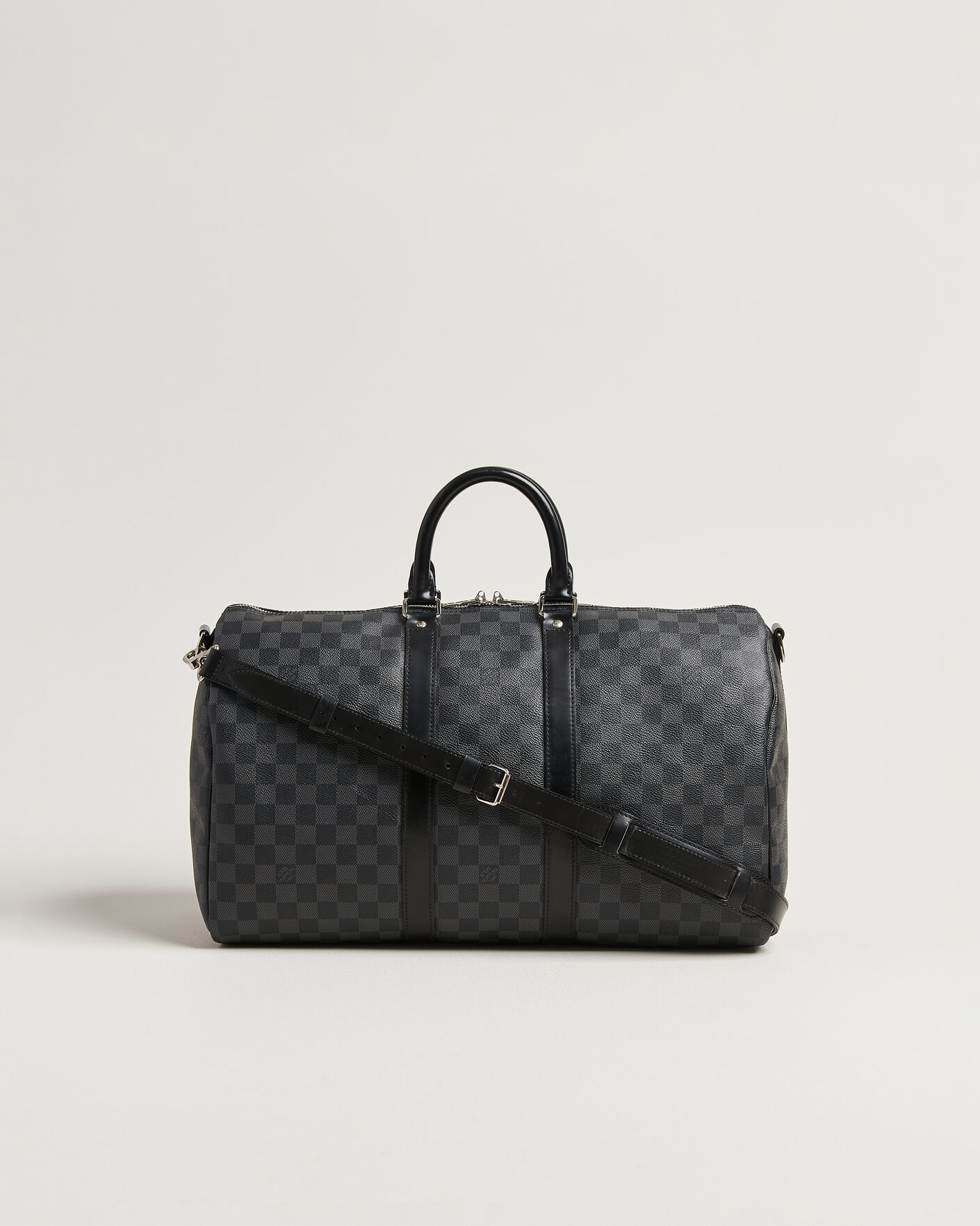 Hombres | Pre-Owned & Vintage Bags | Louis Vuitton Pre-Owned | Keepall 45 Bandouliére Damier Graphite