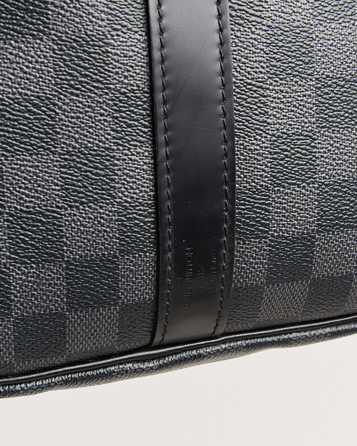 Hombres | Pre-Owned & Vintage Bags | Louis Vuitton Pre-Owned | Keepall 45 Bandouliére Damier Graphite