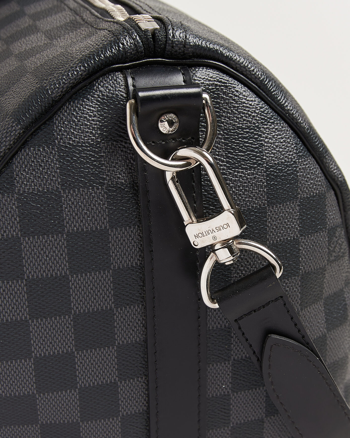 Hombres | Pre-Owned & Vintage Bags | Louis Vuitton Pre-Owned | Keepall 45 Bandouliére Damier Graphite