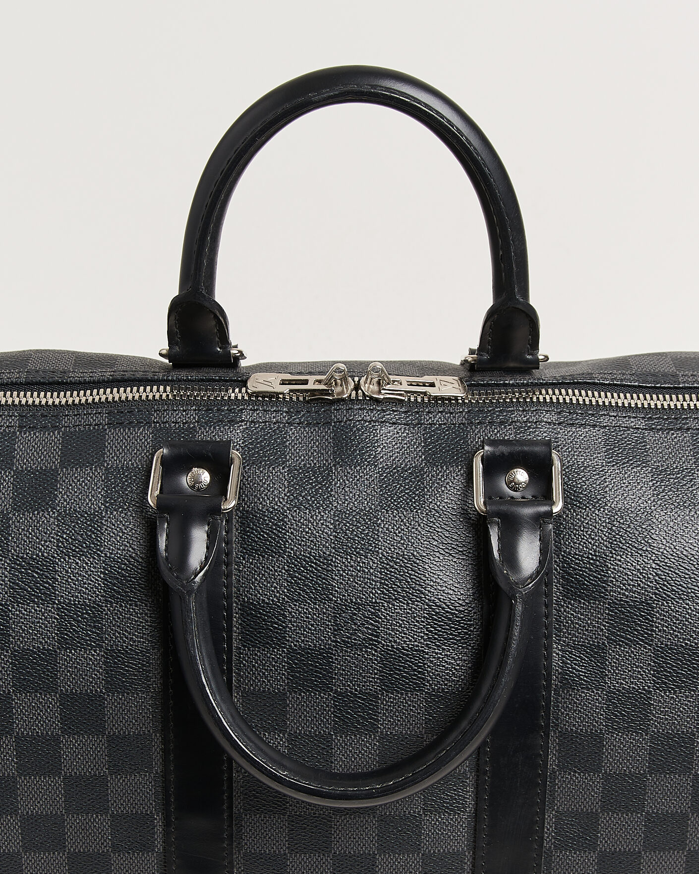 Hombres | Pre-Owned & Vintage Bags | Louis Vuitton Pre-Owned | Keepall 45 Bandouliére Damier Graphite