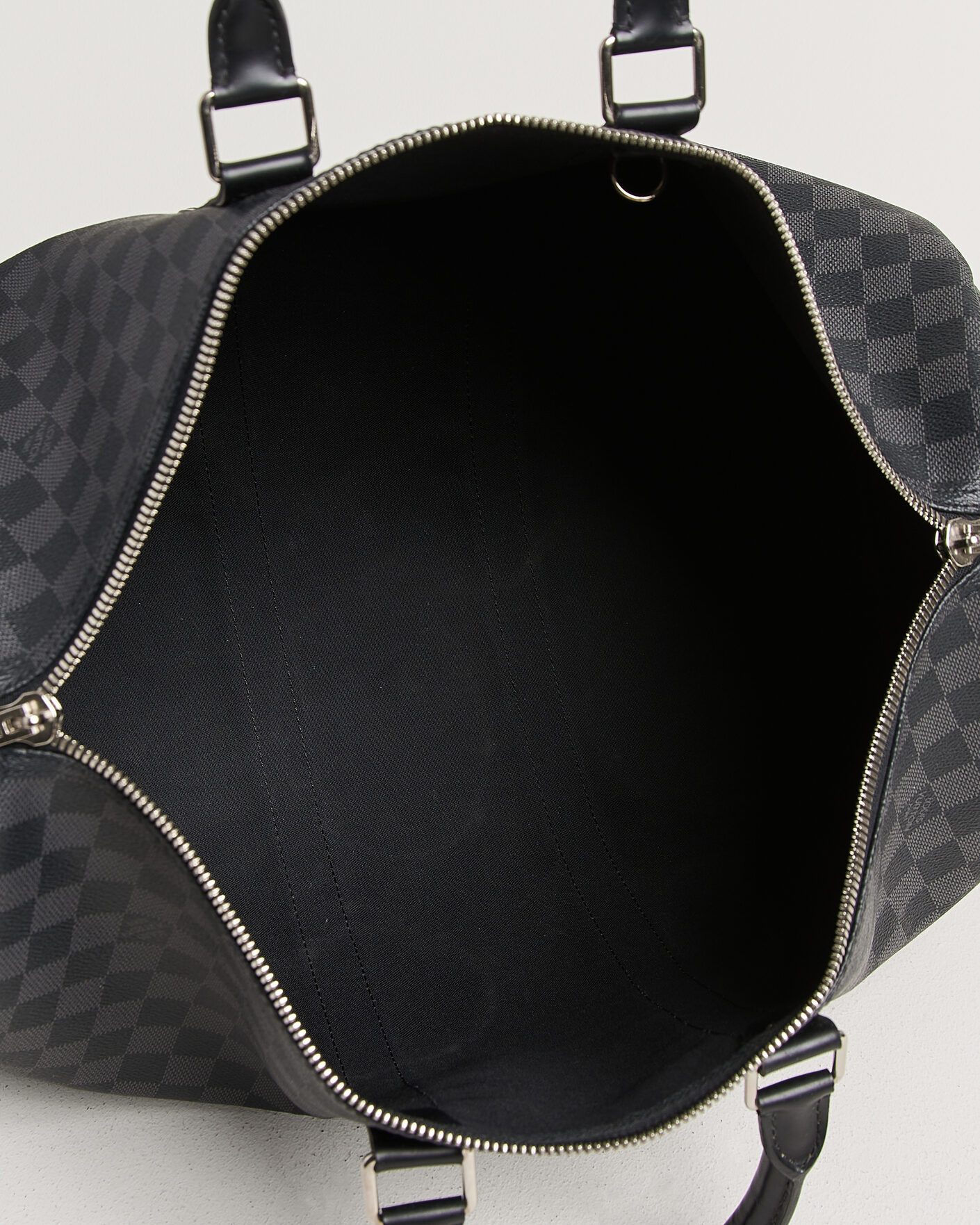 Hombres | Pre-Owned & Vintage Bags | Louis Vuitton Pre-Owned | Keepall 45 Bandouliére Damier Graphite