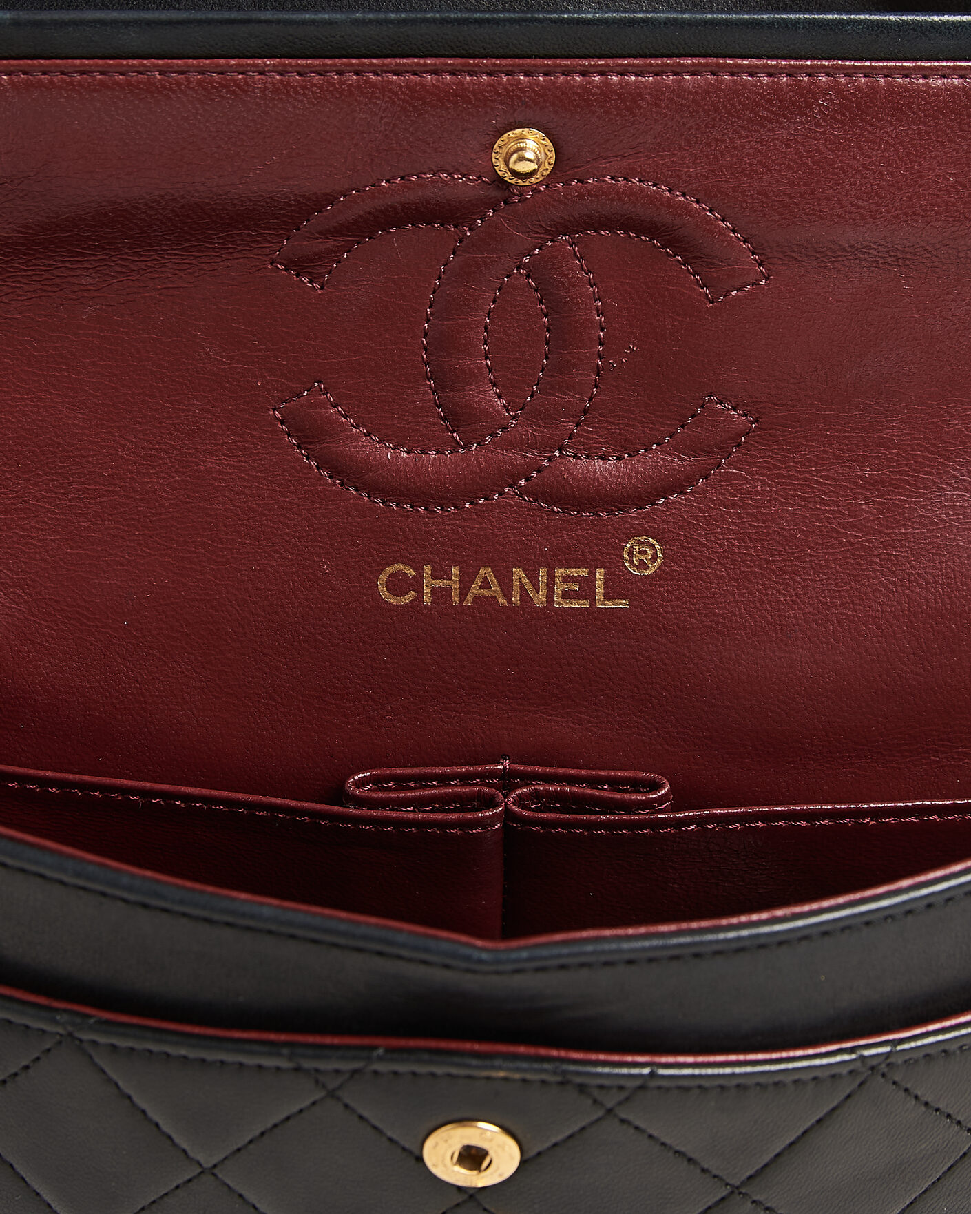 Hombres | Pre-Owned & Vintage Bags | Chanel Pre-Owned | Classic Small Double Flap Bag Black