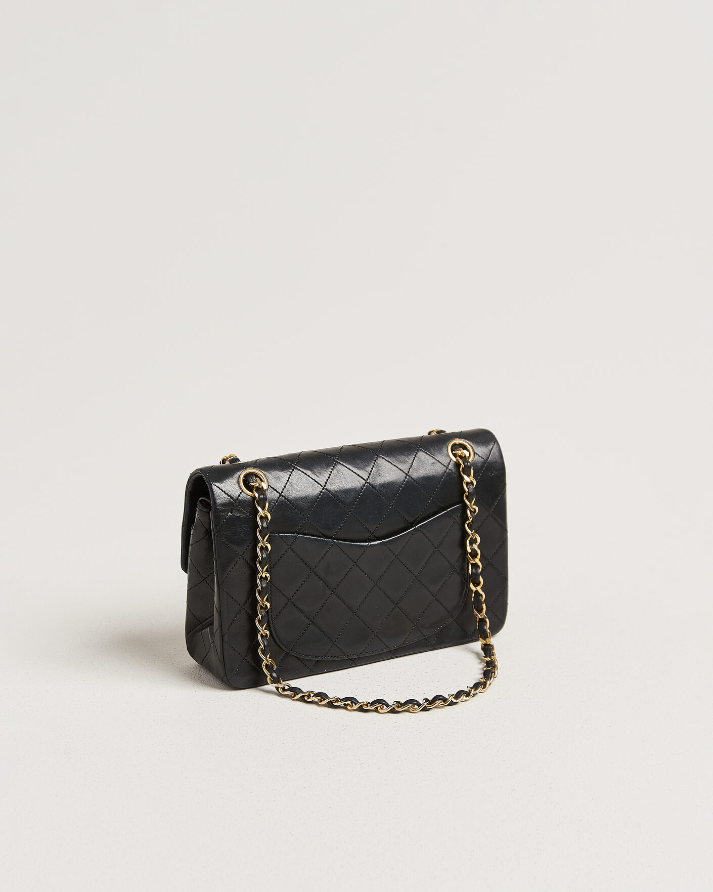 Hombres | Pre-Owned & Vintage Bags | Chanel Pre-Owned | Classic Small Double Flap Bag Black