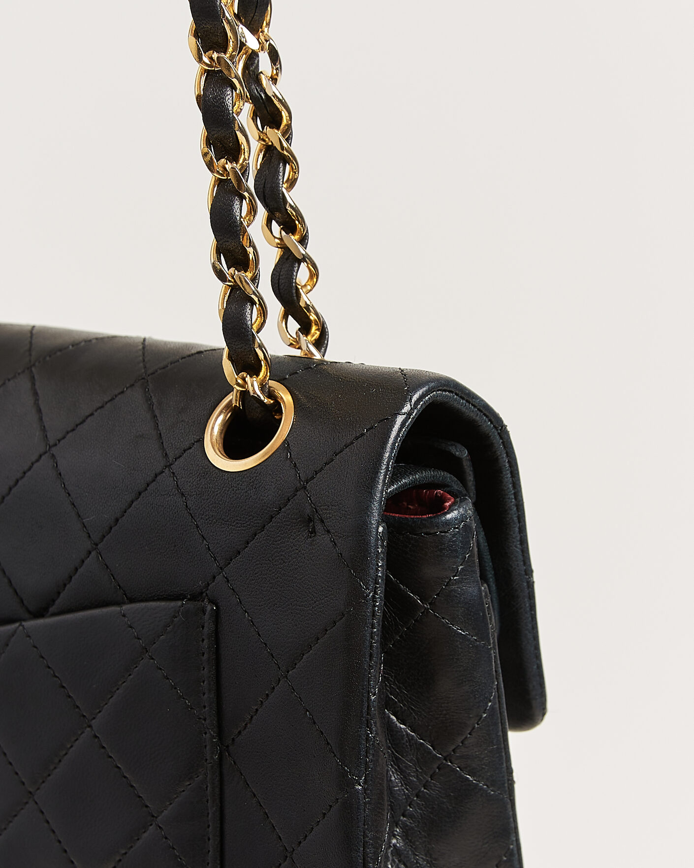 Hombres | Pre-Owned & Vintage Bags | Chanel Pre-Owned | Classic Small Double Flap Bag Black