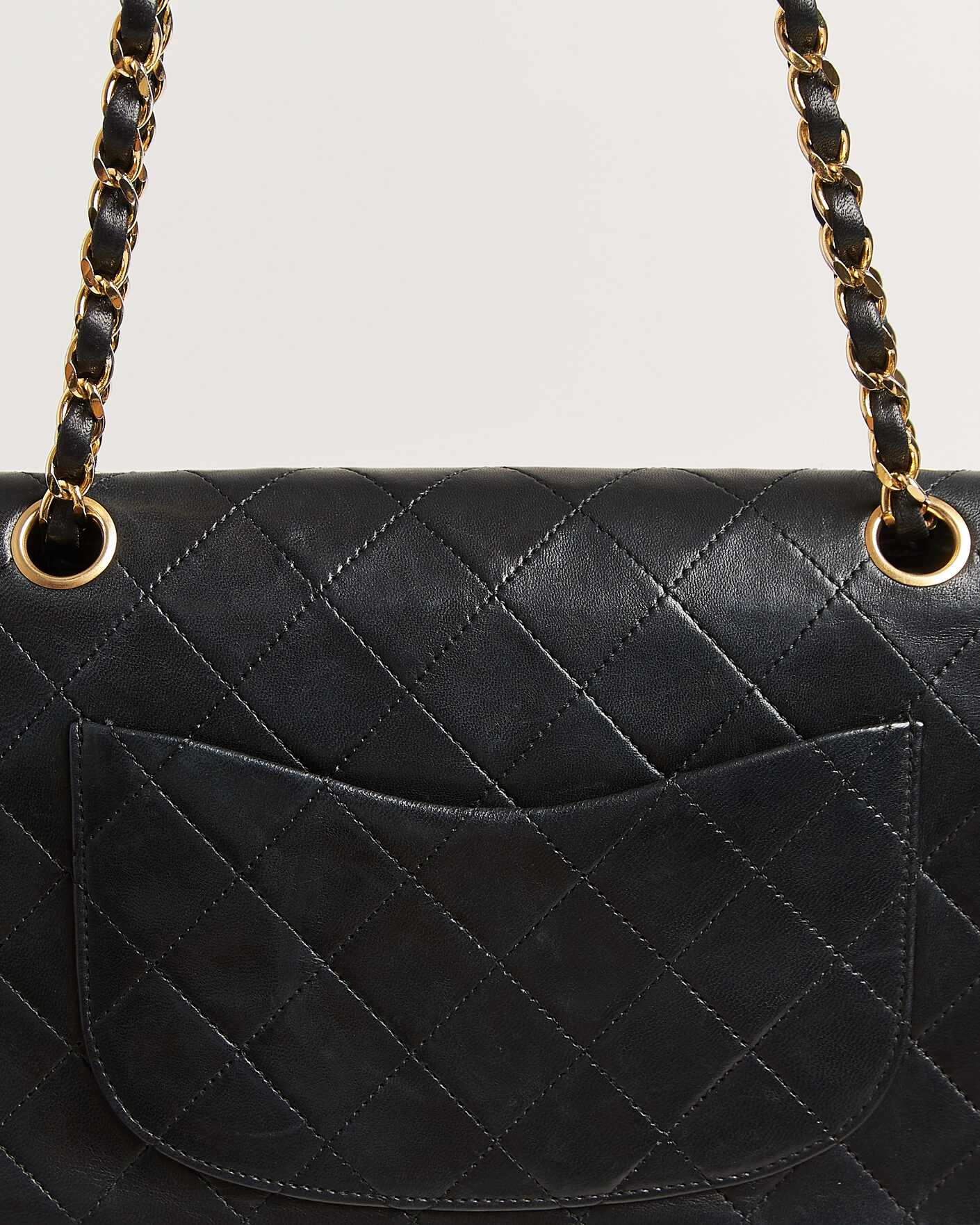 Hombres | Pre-Owned & Vintage Bags | Chanel Pre-Owned | Classic Small Double Flap Bag Black