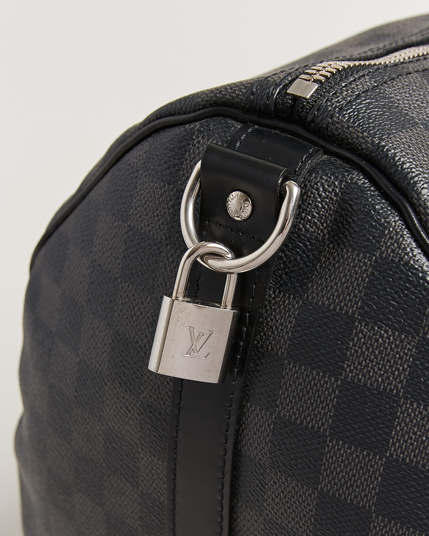 Hombres | Pre-Owned & Vintage Bags | Louis Vuitton Pre-Owned | Keepall 55 Bandouliére Damier Graphite