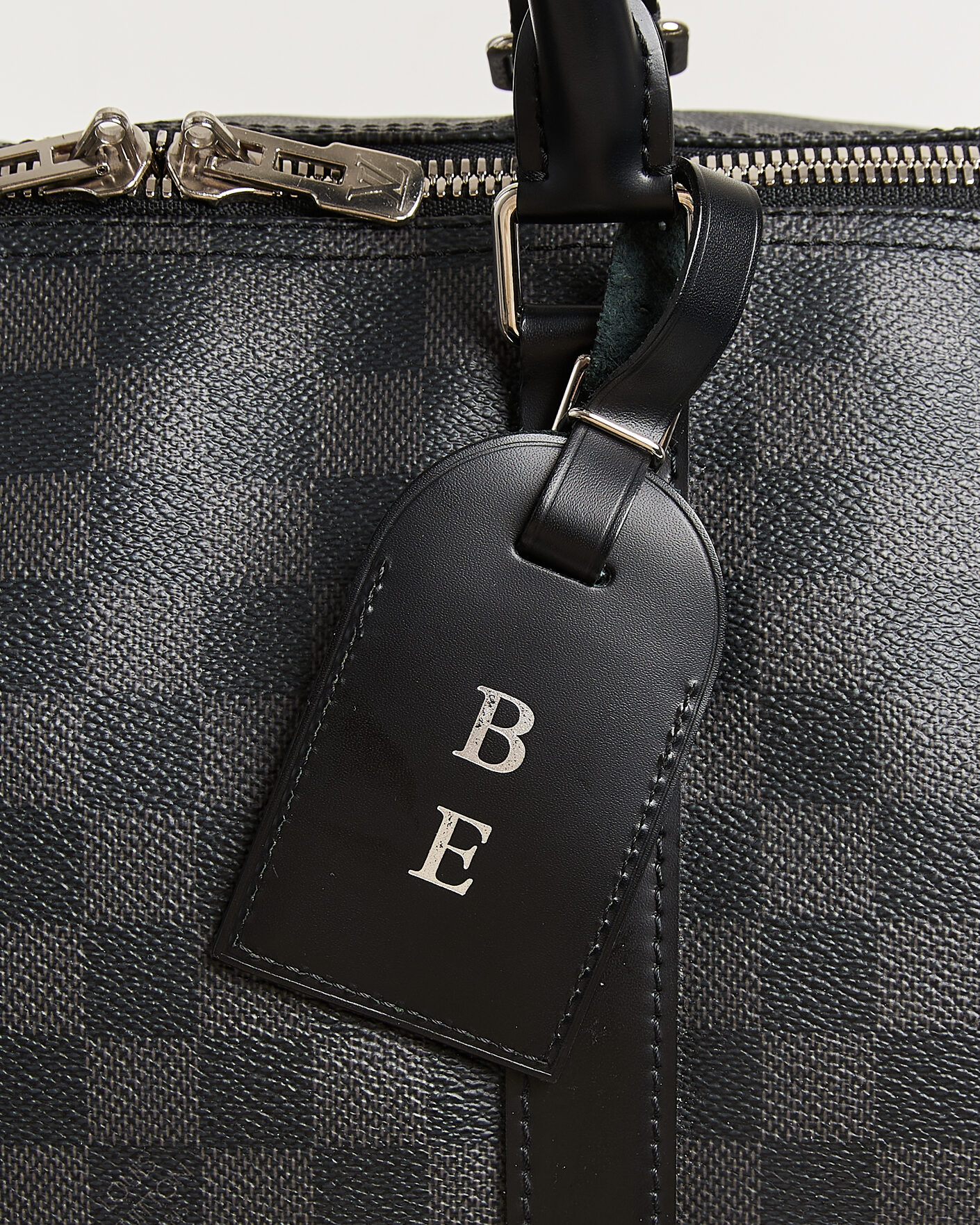 Hombres | Pre-Owned & Vintage Bags | Louis Vuitton Pre-Owned | Keepall 55 Bandouliére Damier Graphite
