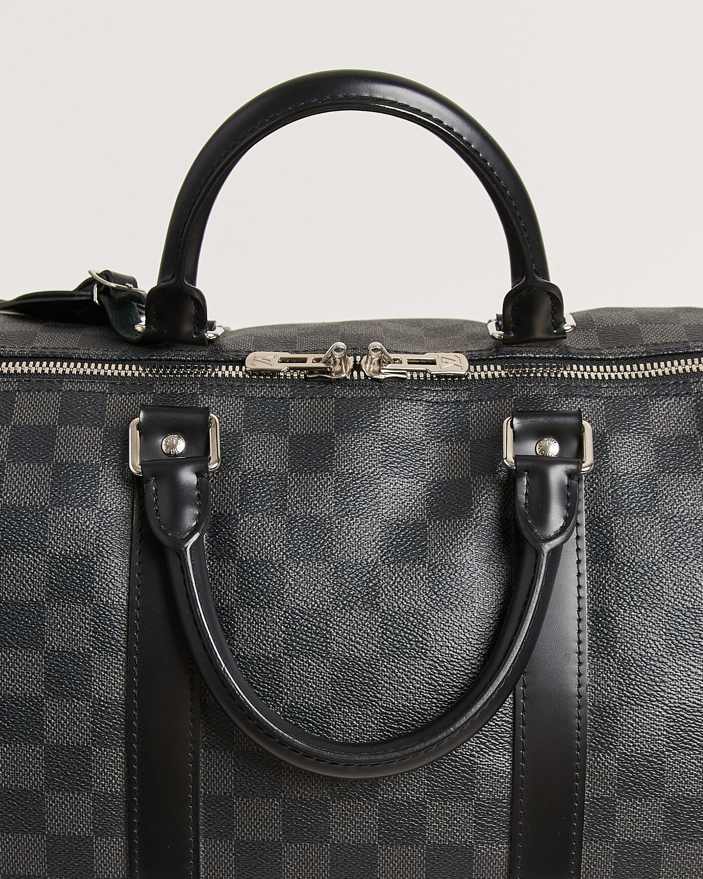 Hombres | Pre-Owned & Vintage Bags | Louis Vuitton Pre-Owned | Keepall 55 Bandouliére Damier Graphite