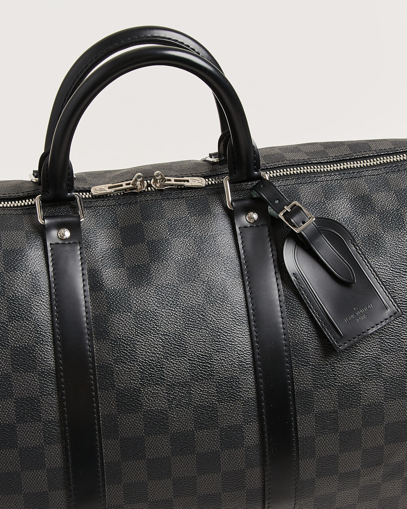 Hombres | Pre-Owned & Vintage Bags | Louis Vuitton Pre-Owned | Keepall 55 Bandouliére Damier Graphite