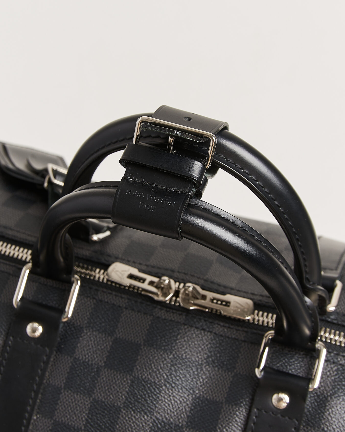 Hombres | Pre-Owned & Vintage Bags | Louis Vuitton Pre-Owned | Keepall 55 Bandouliére Damier Graphite
