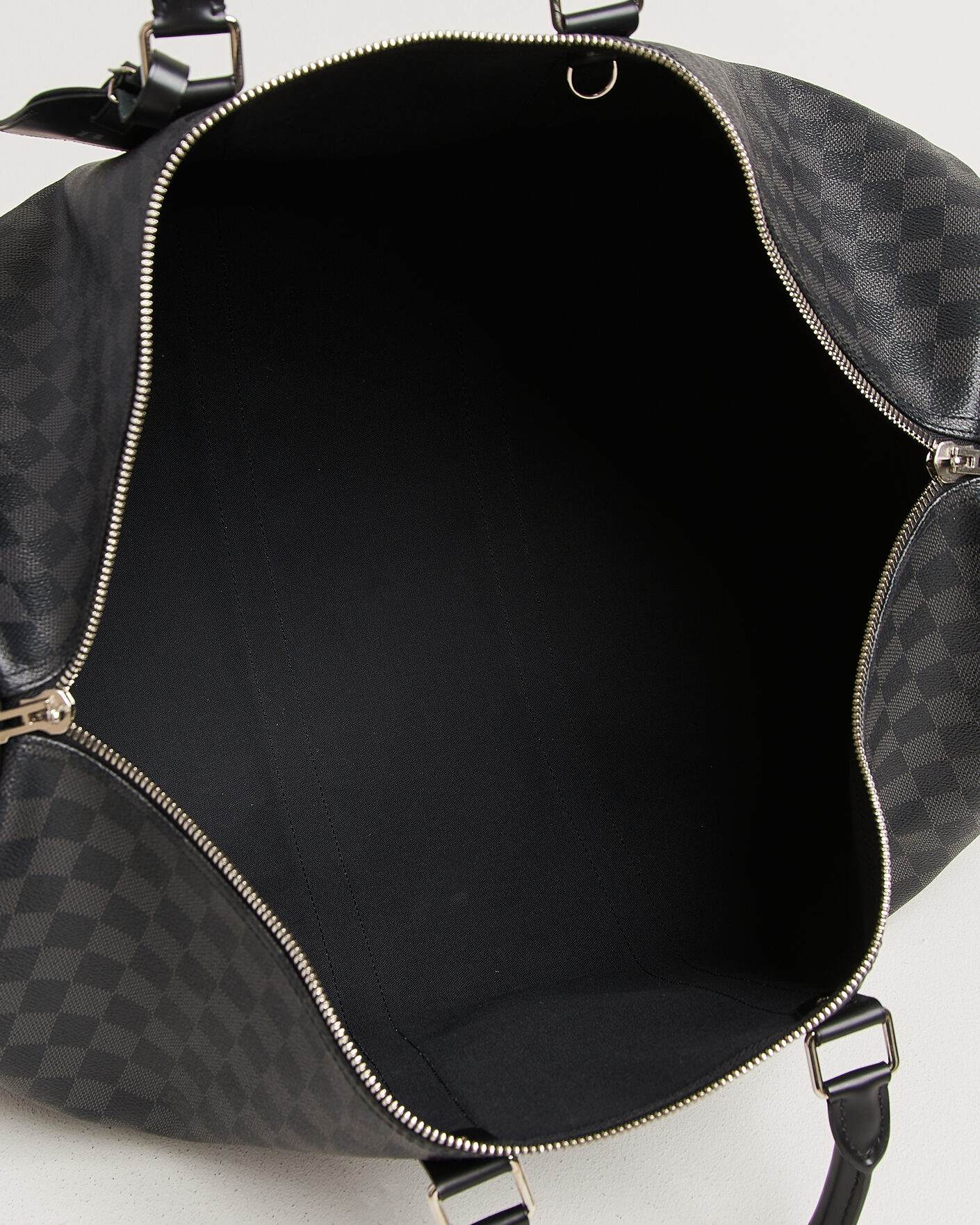 Hombres | Pre-Owned & Vintage Bags | Louis Vuitton Pre-Owned | Keepall 55 Bandouliére Damier Graphite