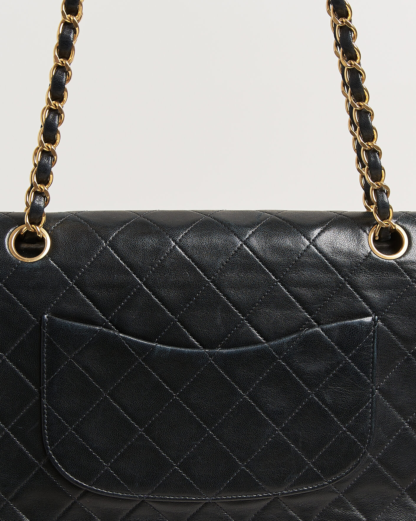 Hombres | Pre-Owned & Vintage Bags | Chanel Pre-Owned | Classic Medium Double Flap Bag Black