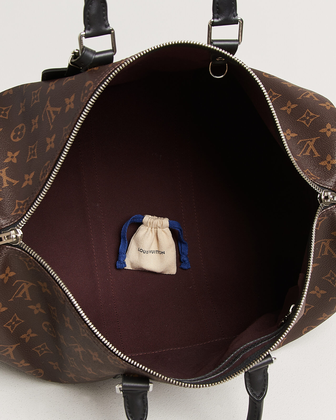 Hombres | Pre-Owned & Vintage Bags | Louis Vuitton Pre-Owned | Keepall 45 Bandouliére Monogram Macassar