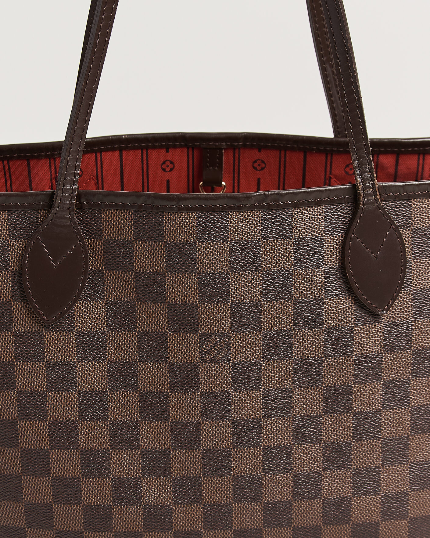 Hombres | Pre-Owned & Vintage Bags | Louis Vuitton Pre-Owned | Neverfull MM Damier Ebene