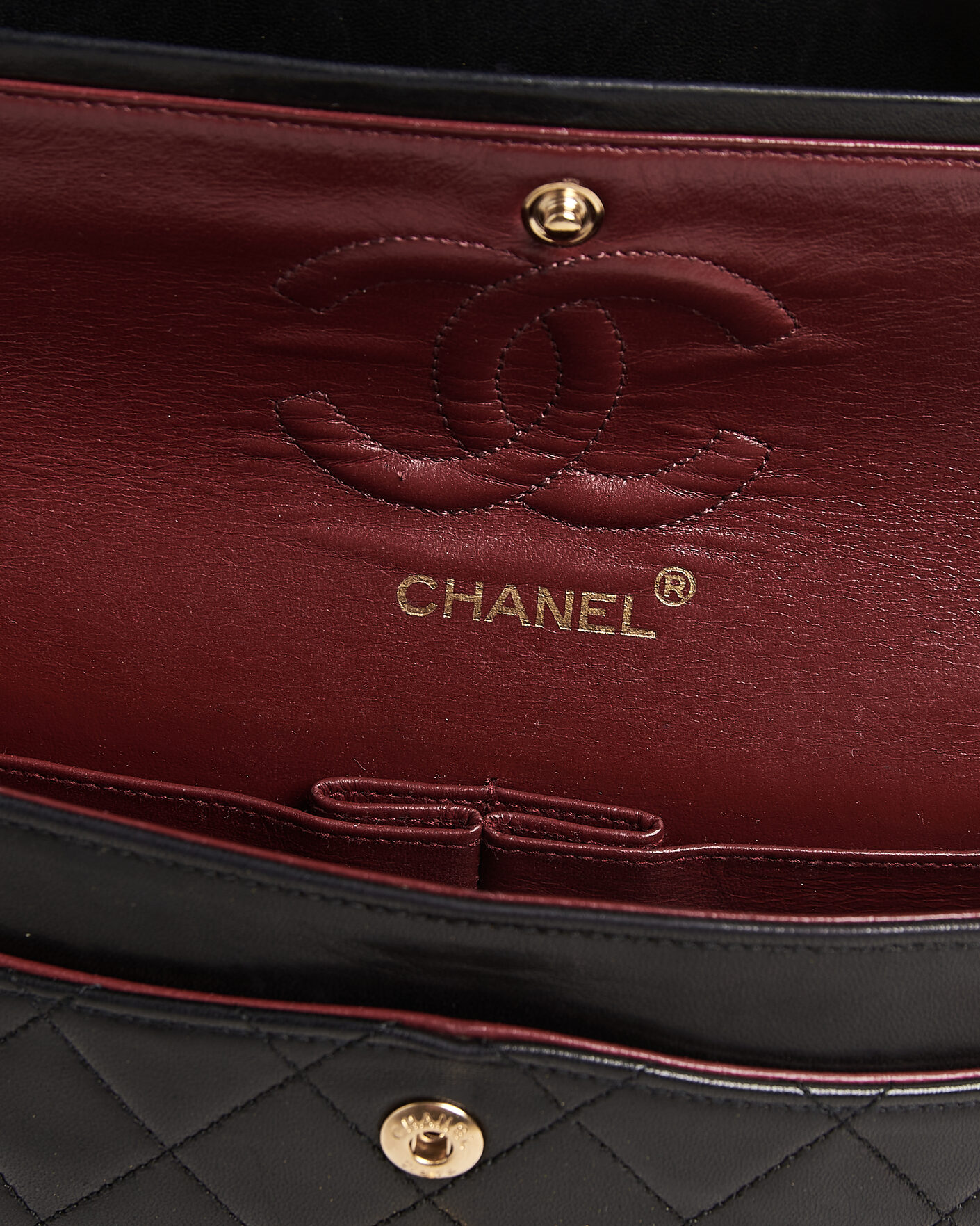 Hombres | Pre-Owned & Vintage Bags | Chanel Pre-Owned | Classic Small Double Flap Bag Black