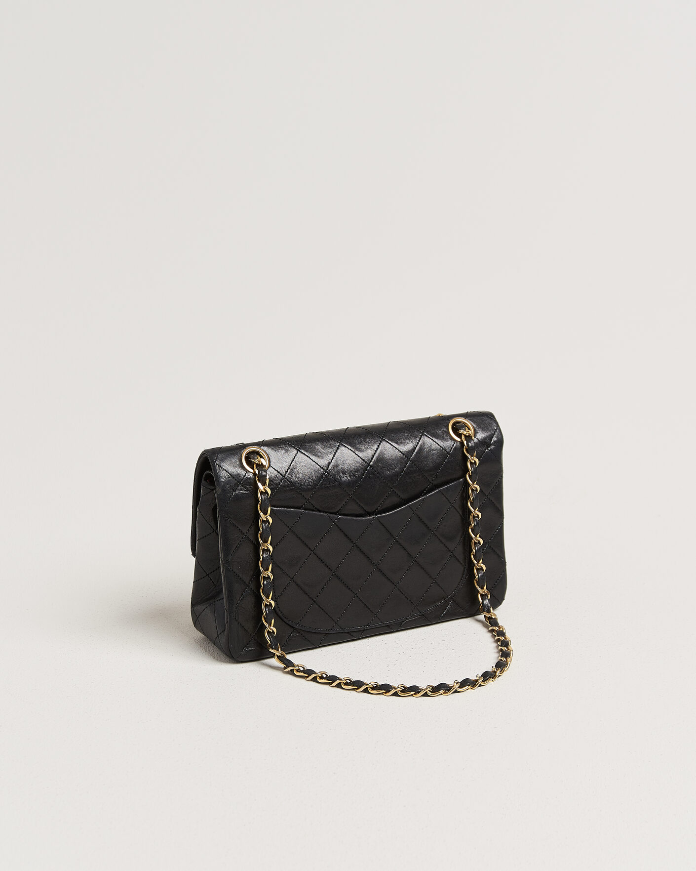 Hombres | Pre-Owned & Vintage Bags | Chanel Pre-Owned | Classic Small Double Flap Bag Black
