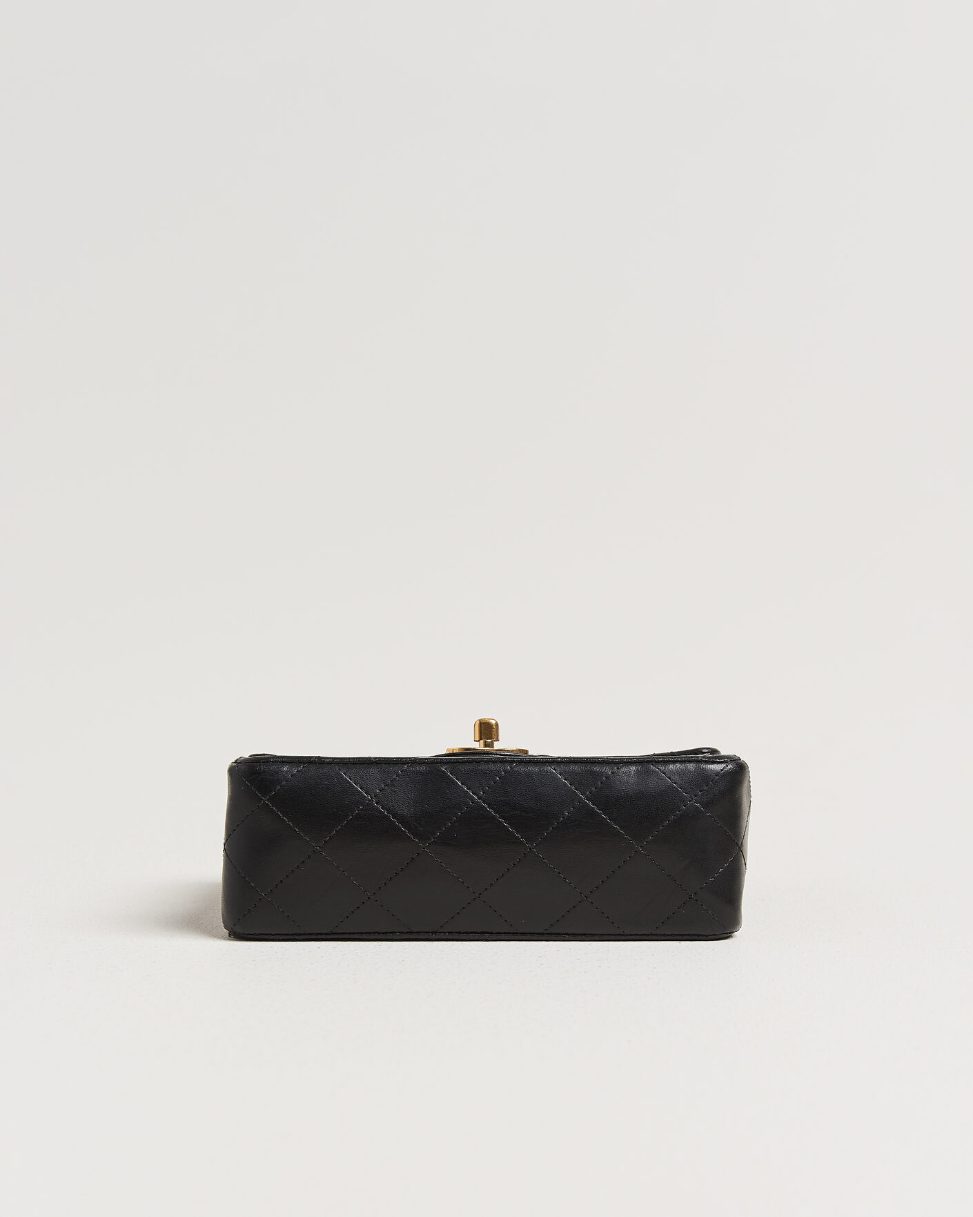 Hombres | Chanel Pre-Owned Classic Mini Single Flap Square Bag Black | Chanel Pre-Owned | Classic Mini Single Flap Square Bag Black