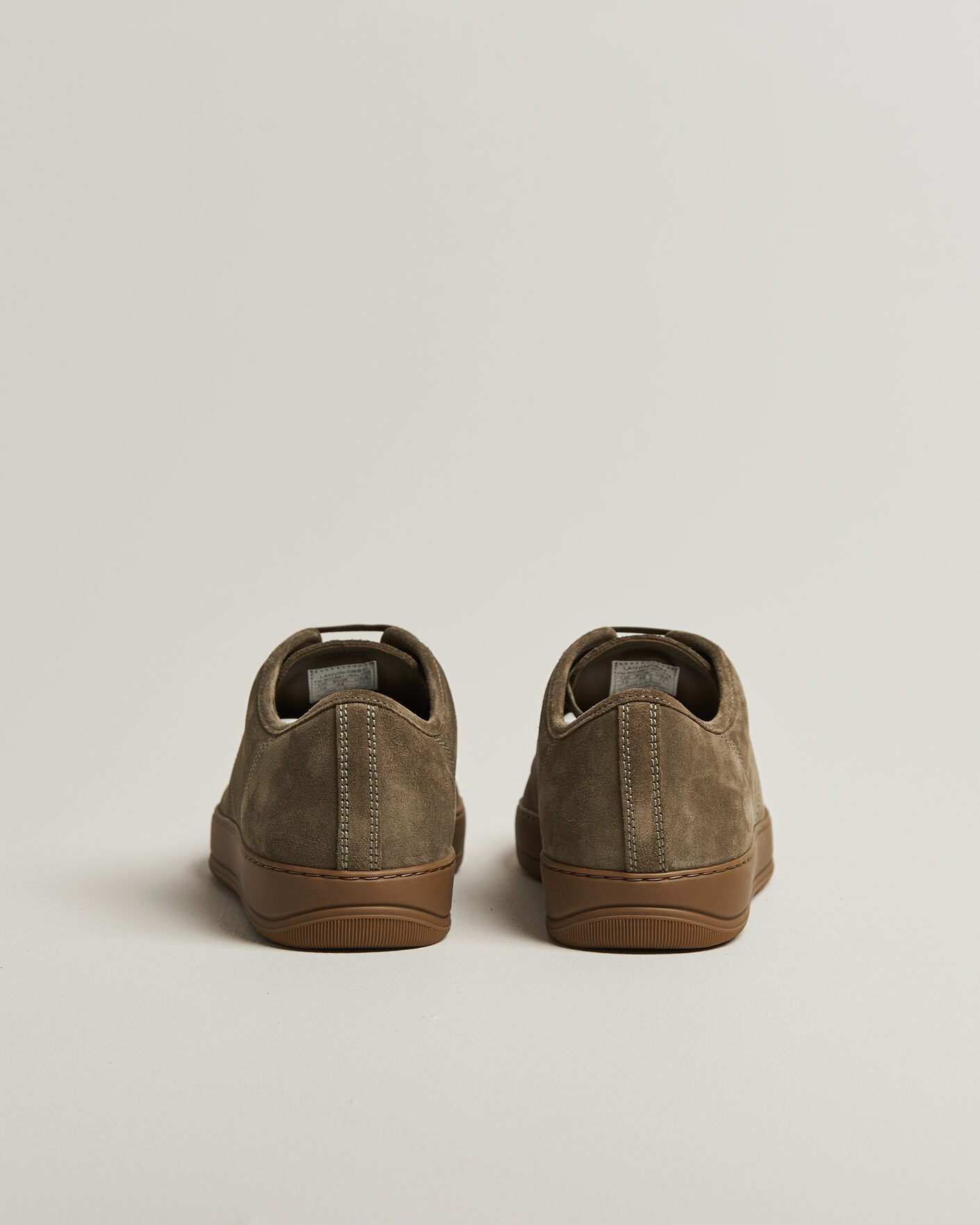 Hombres | Zapatillas | Lanvin | DBB1 Patent Cap Toe Sneakers Khaki