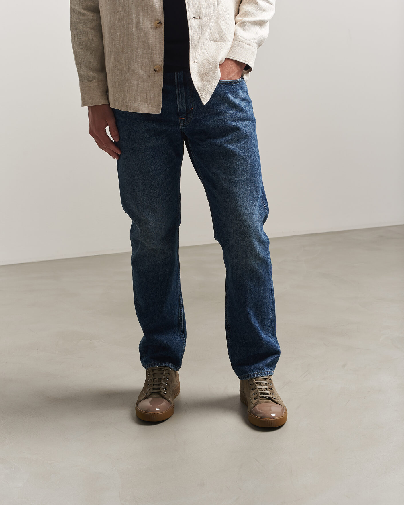 Hombres | Zapatillas | Lanvin | DBB1 Patent Cap Toe Sneakers Khaki