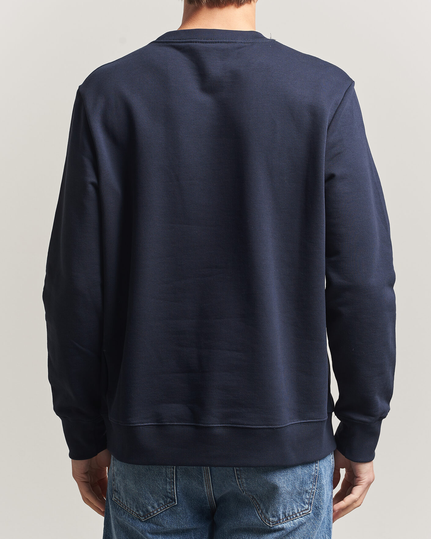 Hombres | Jerséis y prendas de punto | PS Paul Smith | Zebra Organic Cotton Sweatshirt Navy