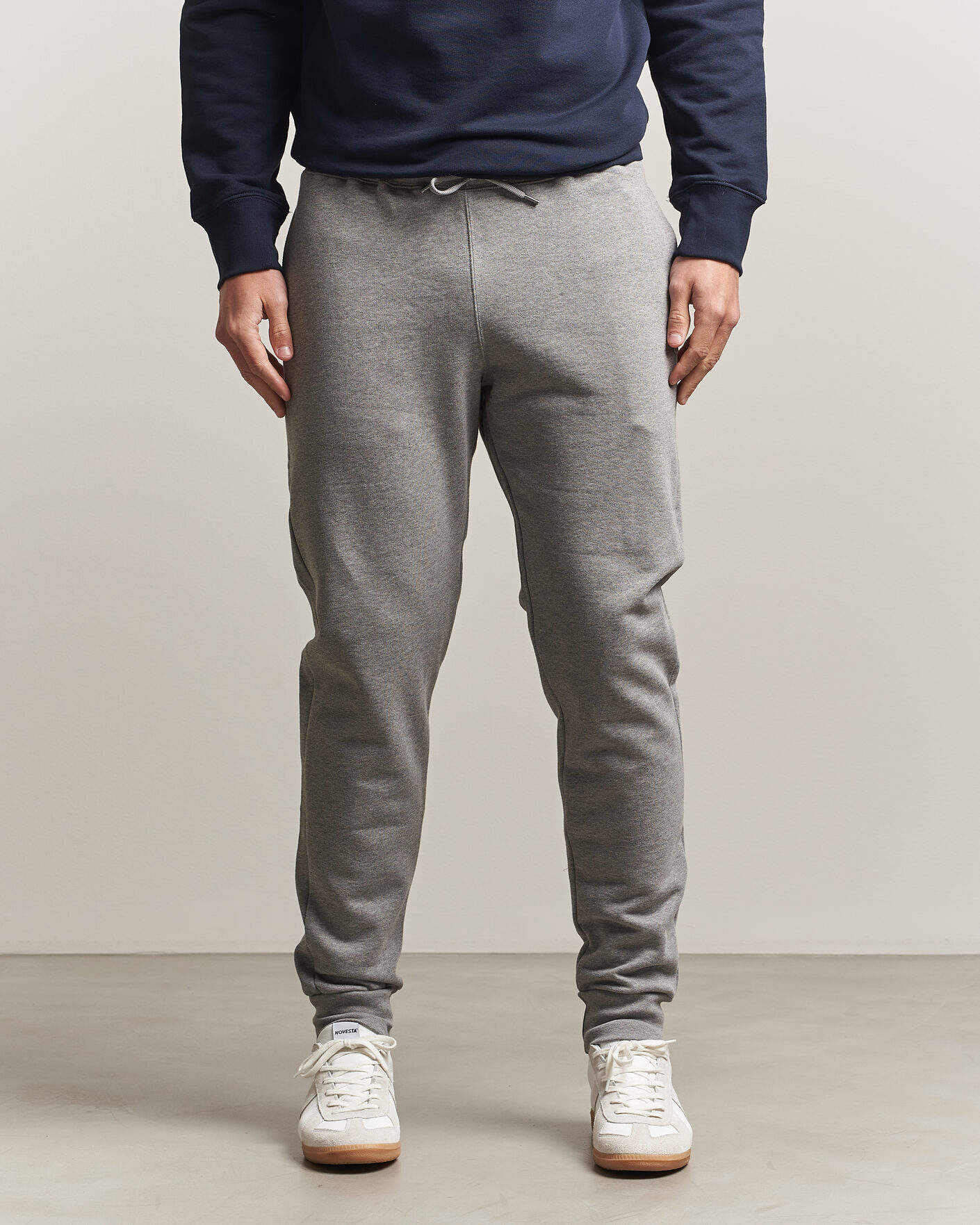 Hombres | Pantalones | PS Paul Smith | Zebra Organic Cotton Sweatpants Grey Melange
