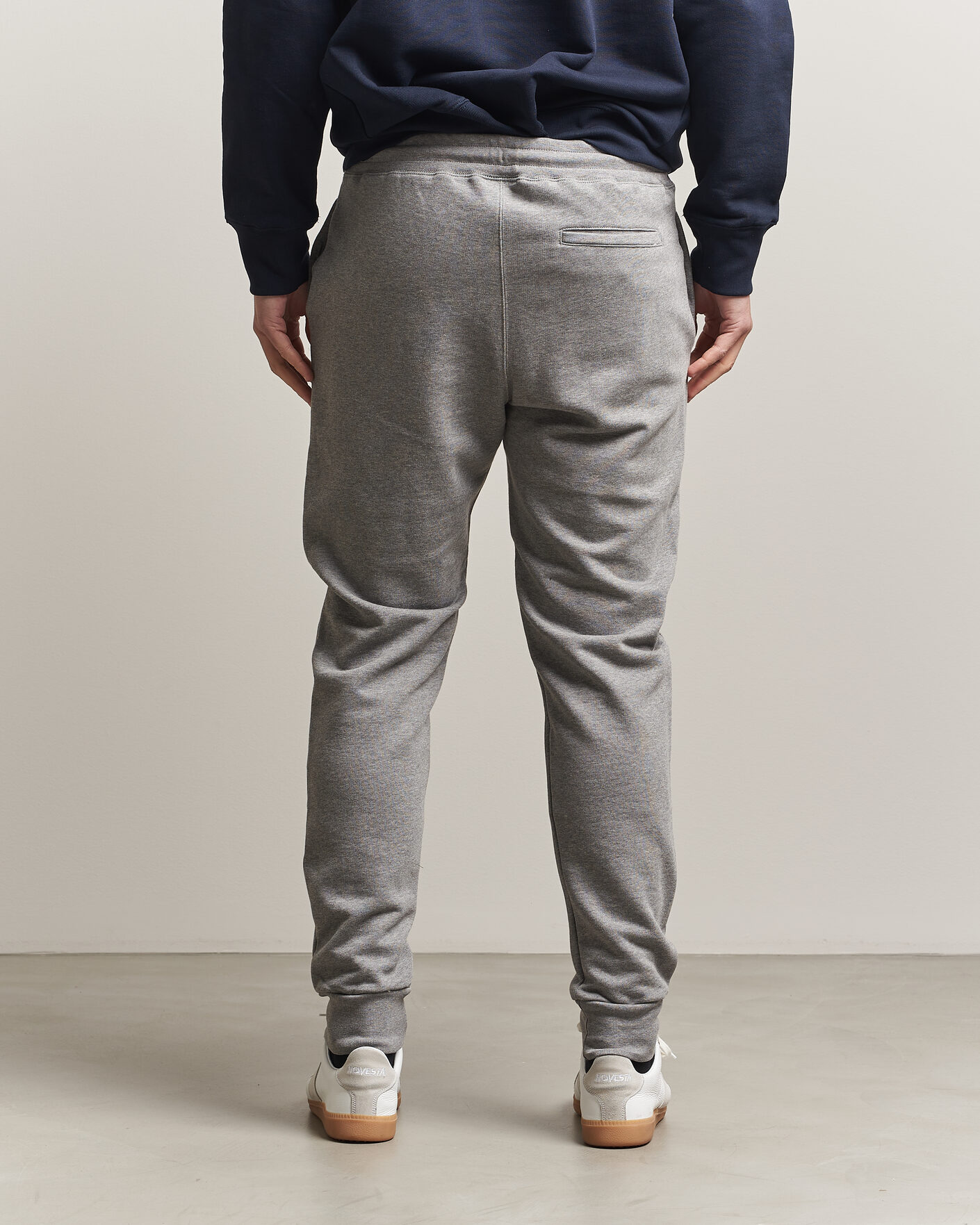 Hombres | Pantalones | PS Paul Smith | Zebra Organic Cotton Sweatpants Grey Melange
