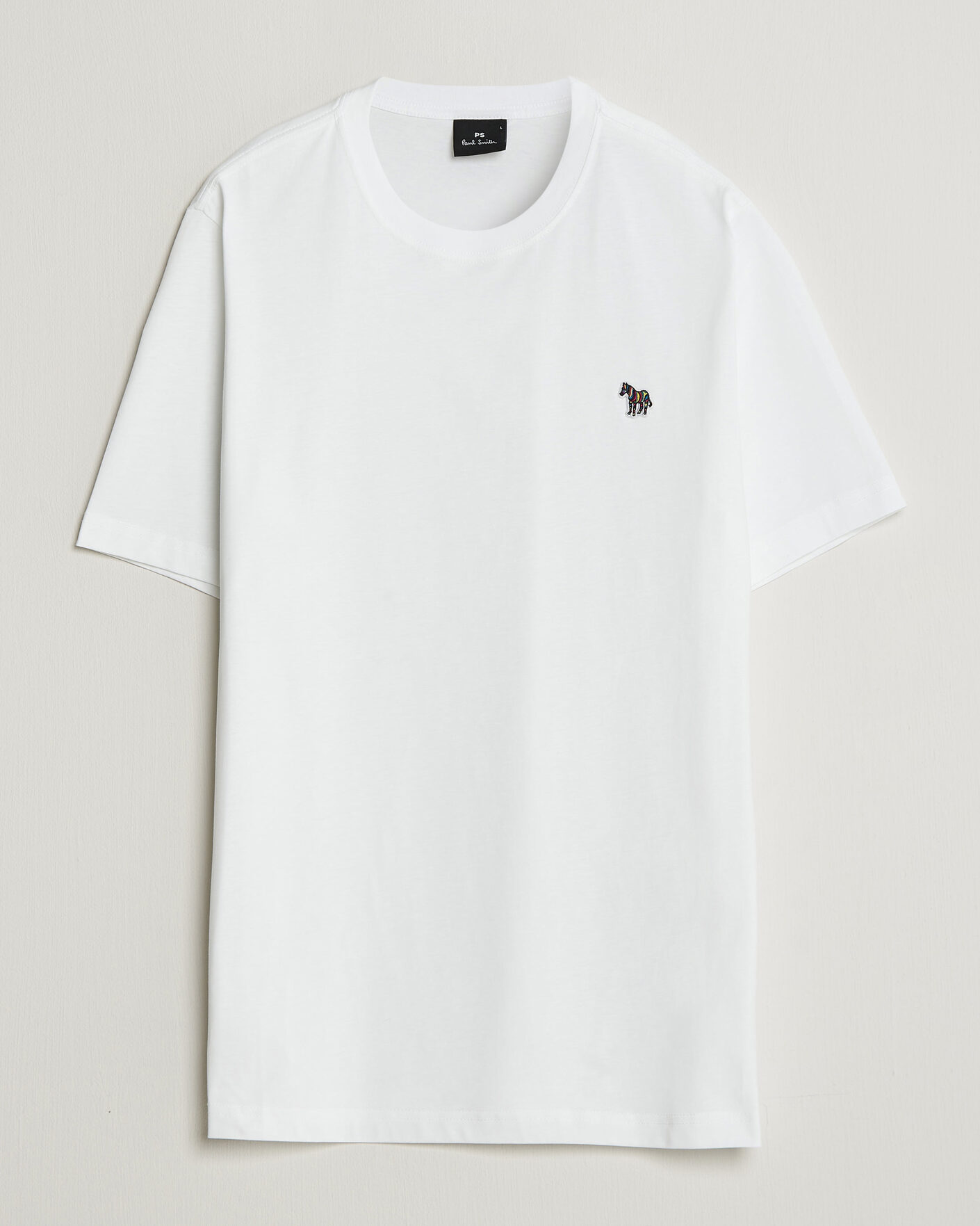 Hombres | Camisetas | PS Paul Smith | Organic Cotton Zebra T-Shirt White