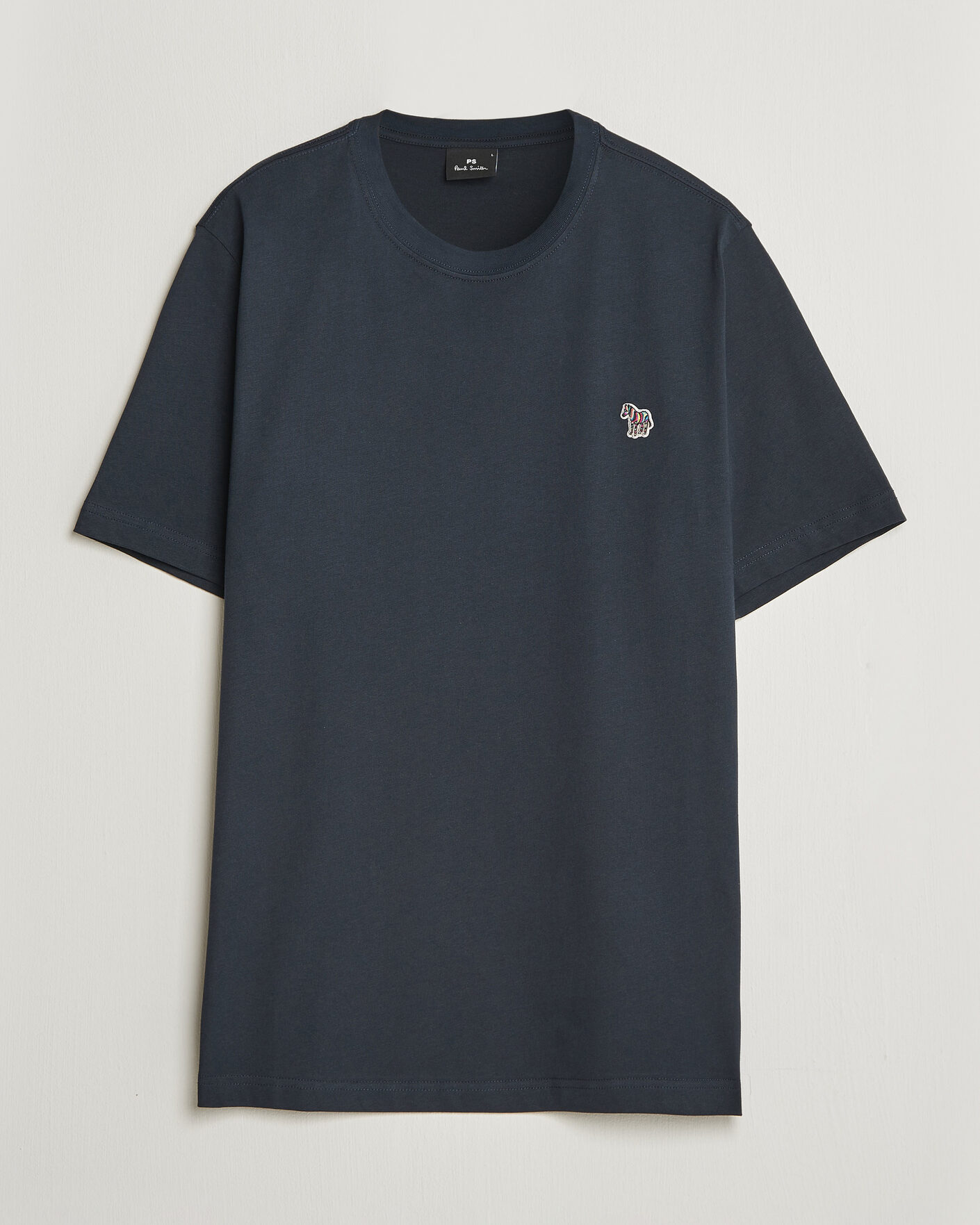 Hombres | Camisetas | PS Paul Smith | Organic Cotton Zebra T-Shirt Navy