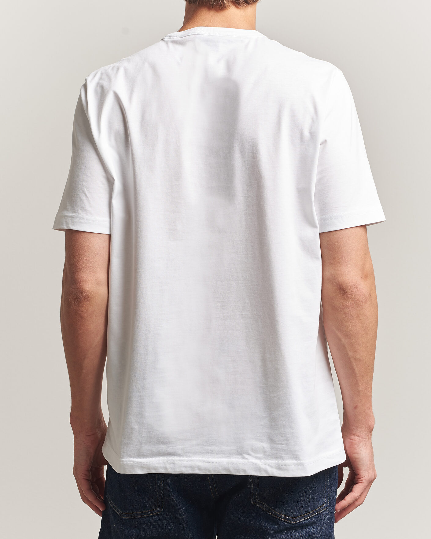Hombres | Camisetas | PS Paul Smith | Flower Crew Neck T-Shirt White