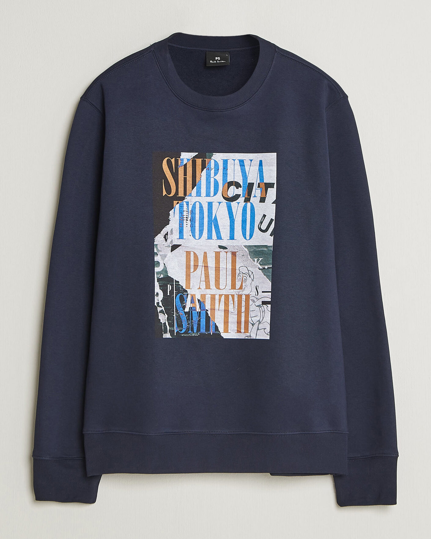 Hombres | Jerséis y prendas de punto | PS Paul Smith | Shibuya Tokyo Crew Neck Sweatshirt Navy