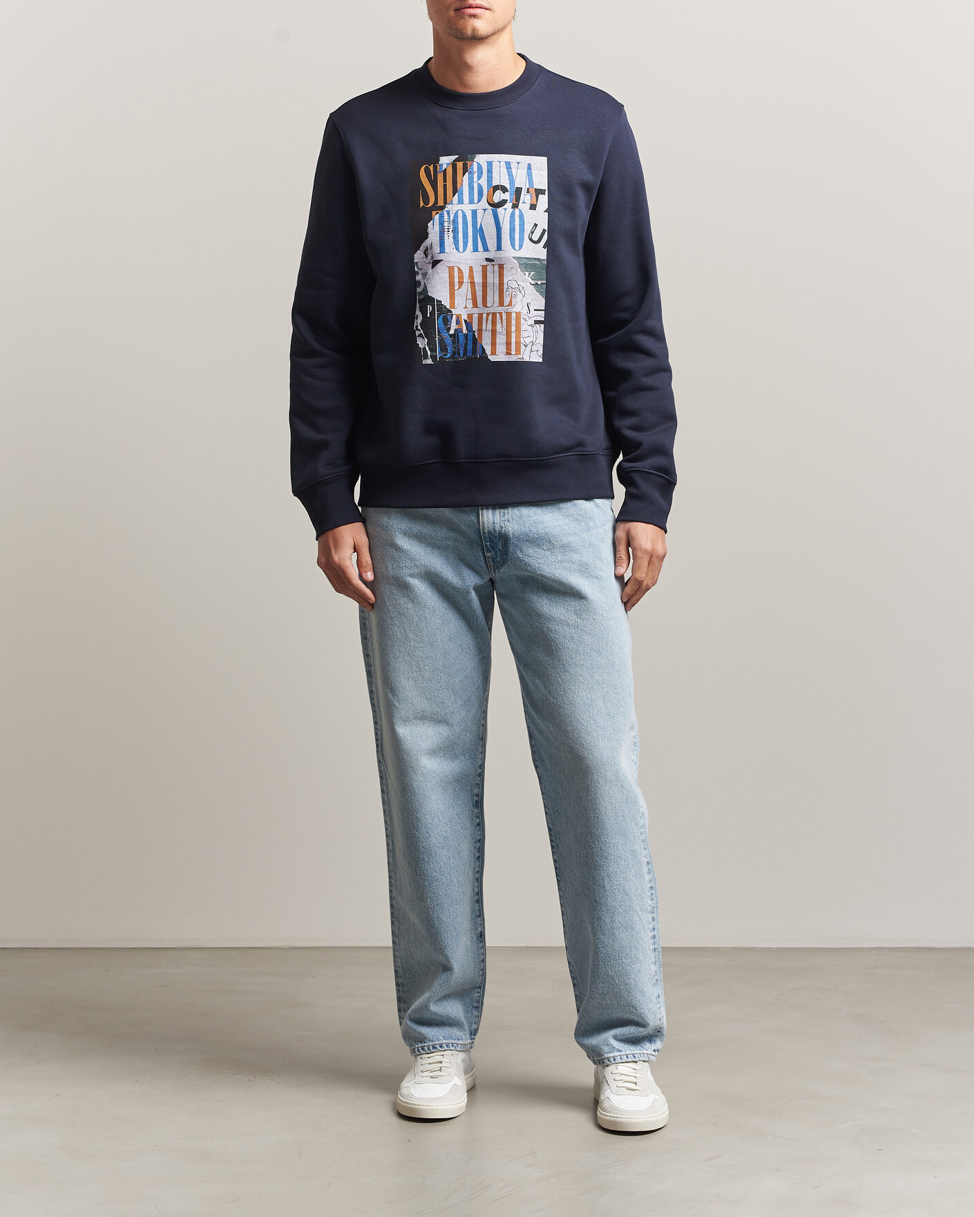 Hombres | Jerséis y prendas de punto | PS Paul Smith | Shibuya Tokyo Crew Neck Sweatshirt Navy
