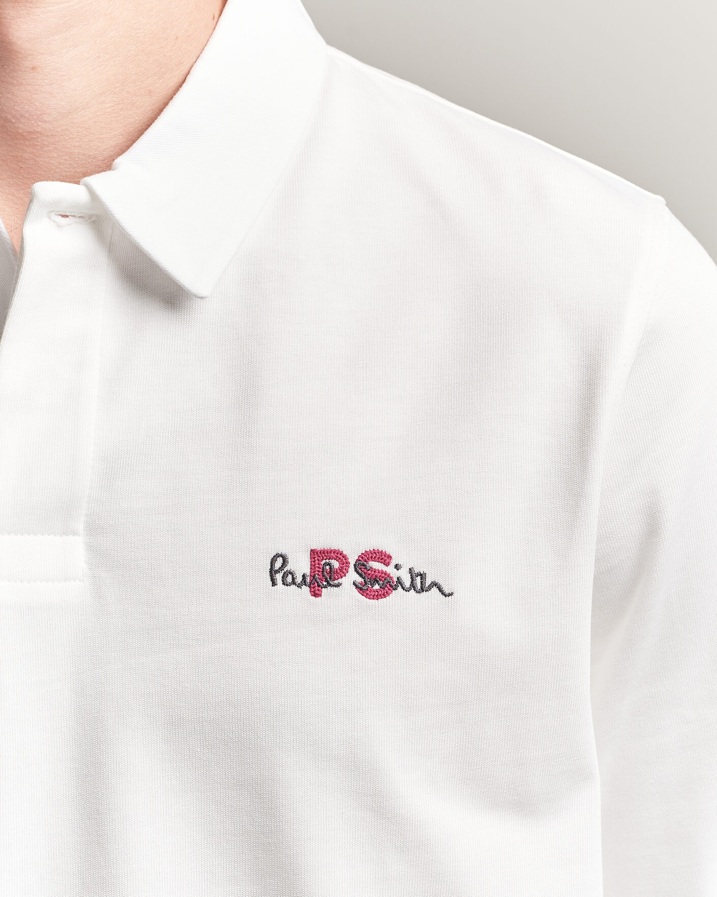 Hombres | Jerséis y prendas de punto | PS Paul Smith | Organic Cotton Rugger Off White