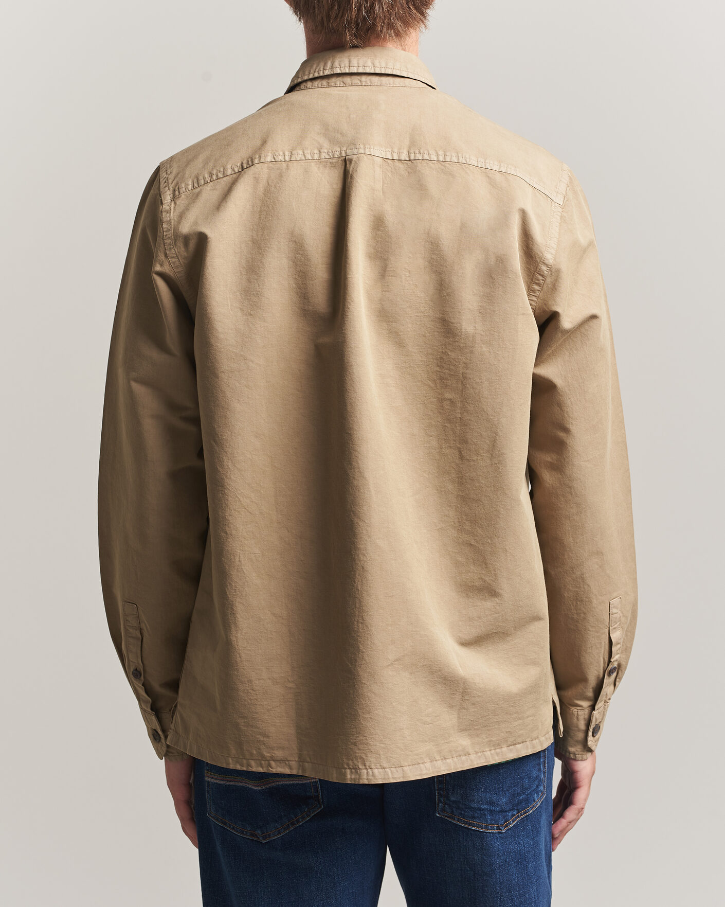 Hombres | Camisas | PS Paul Smith | Casual Fit Cotton Overshirt Beige