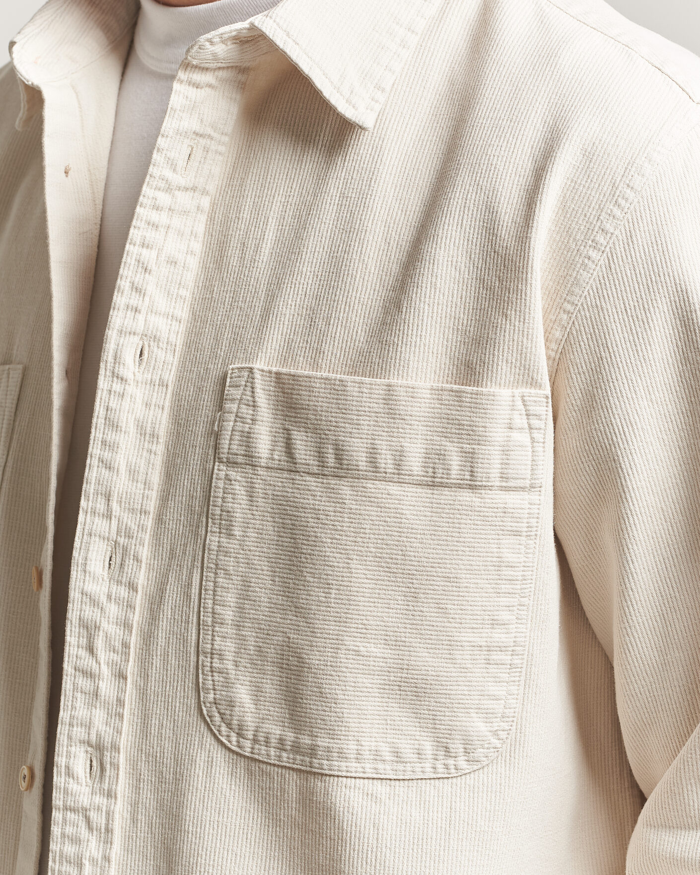 Hombres | Camisas | PS Paul Smith | Casual Fit Cotton Overshirt Off White