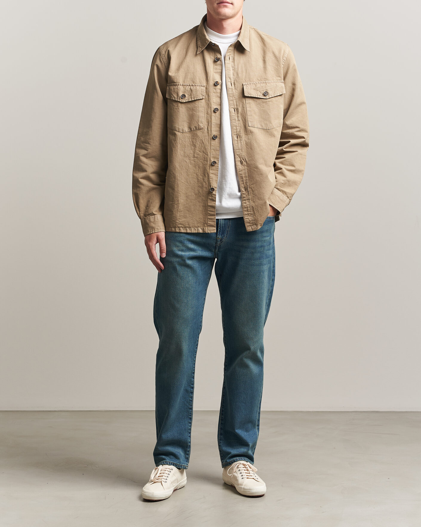 Hombres | Vaqueros | PS Paul Smith | Relaxed Tapered Fit Jeans Vintage Blue