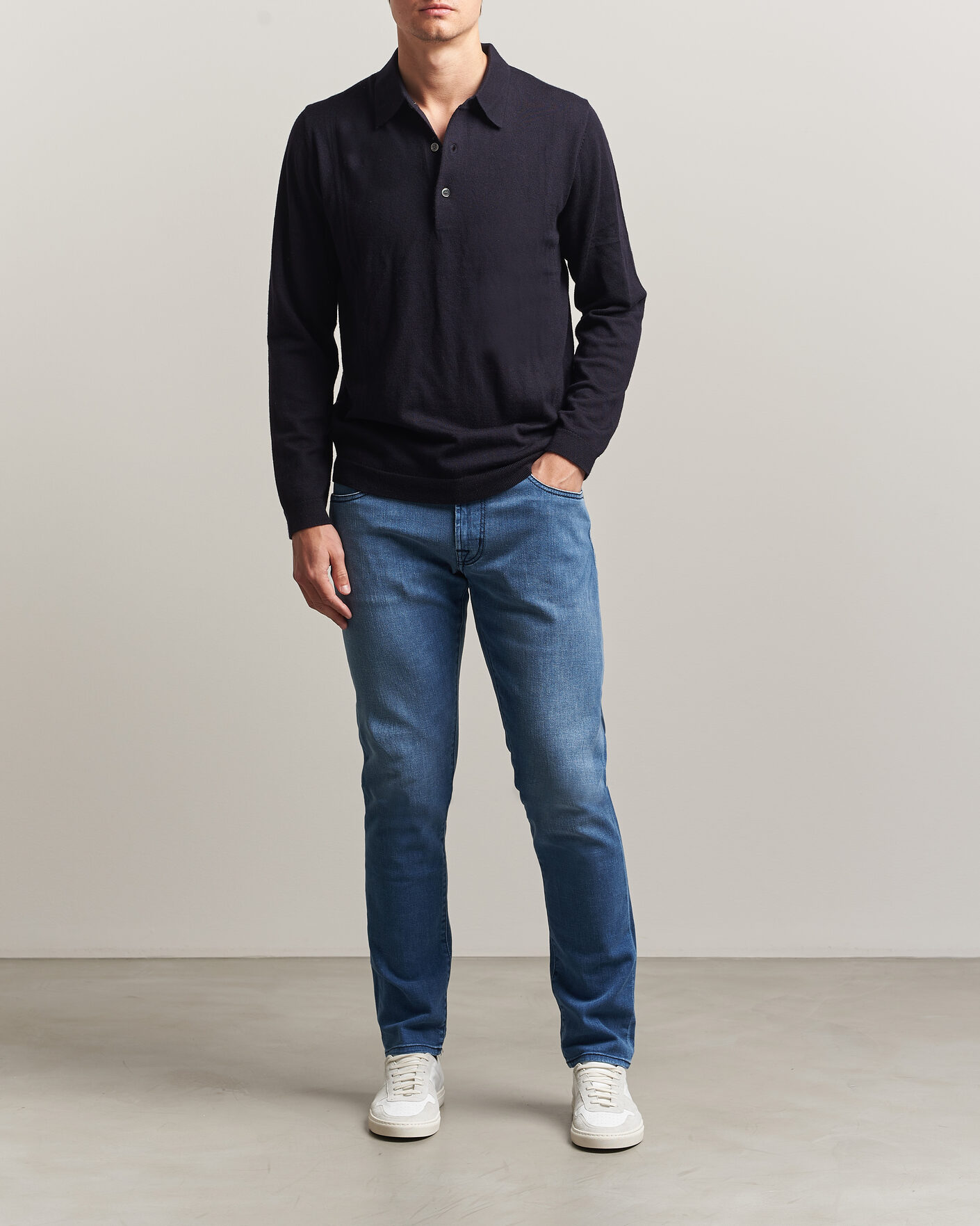 Hombres | Vaqueros | Tramarossa | Michelangelo Stretch Relax Jeans Mid Blue