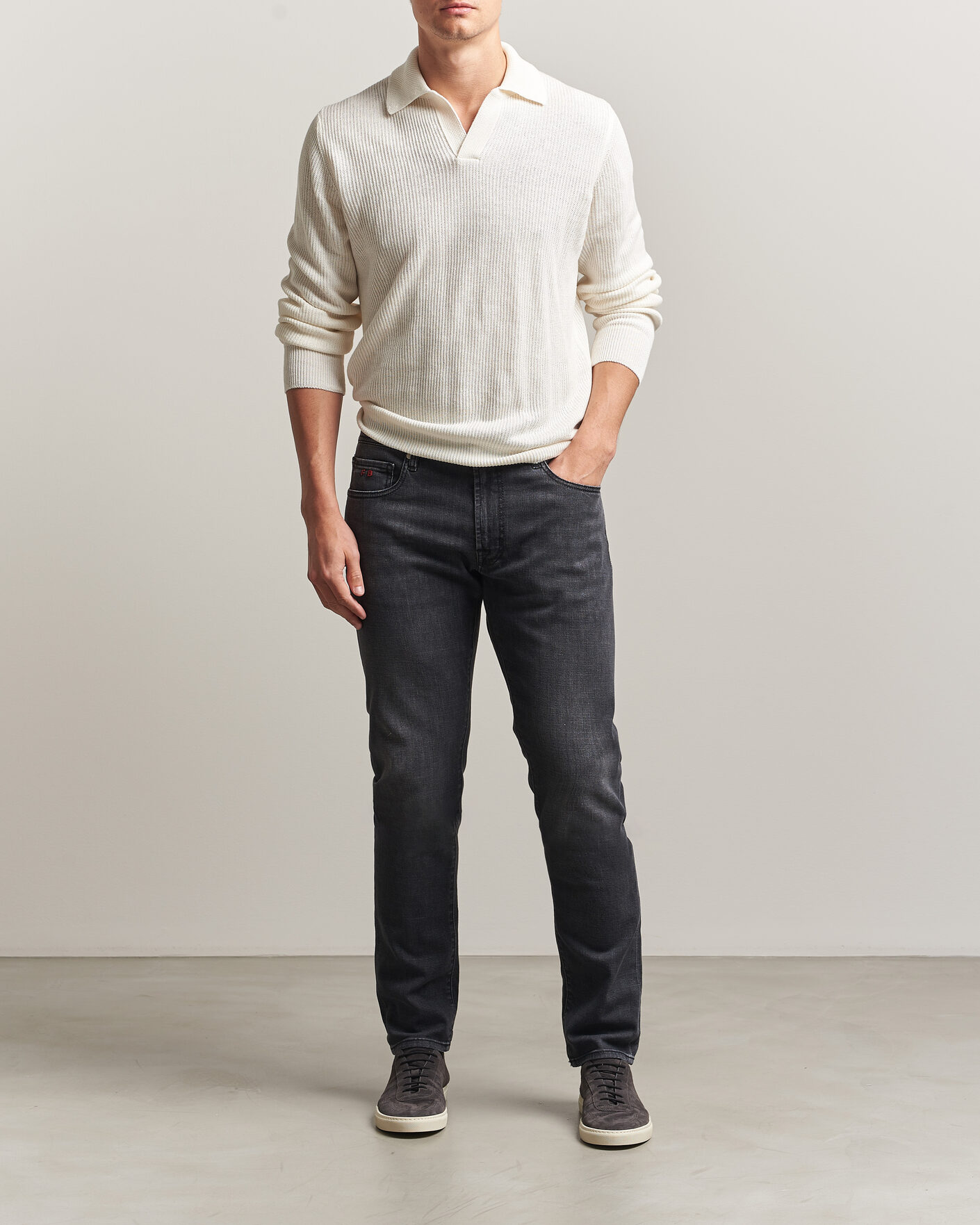 Hombres | Vaqueros | Tramarossa | Michelangelo Stretch Relax Jeans Carbon Grey