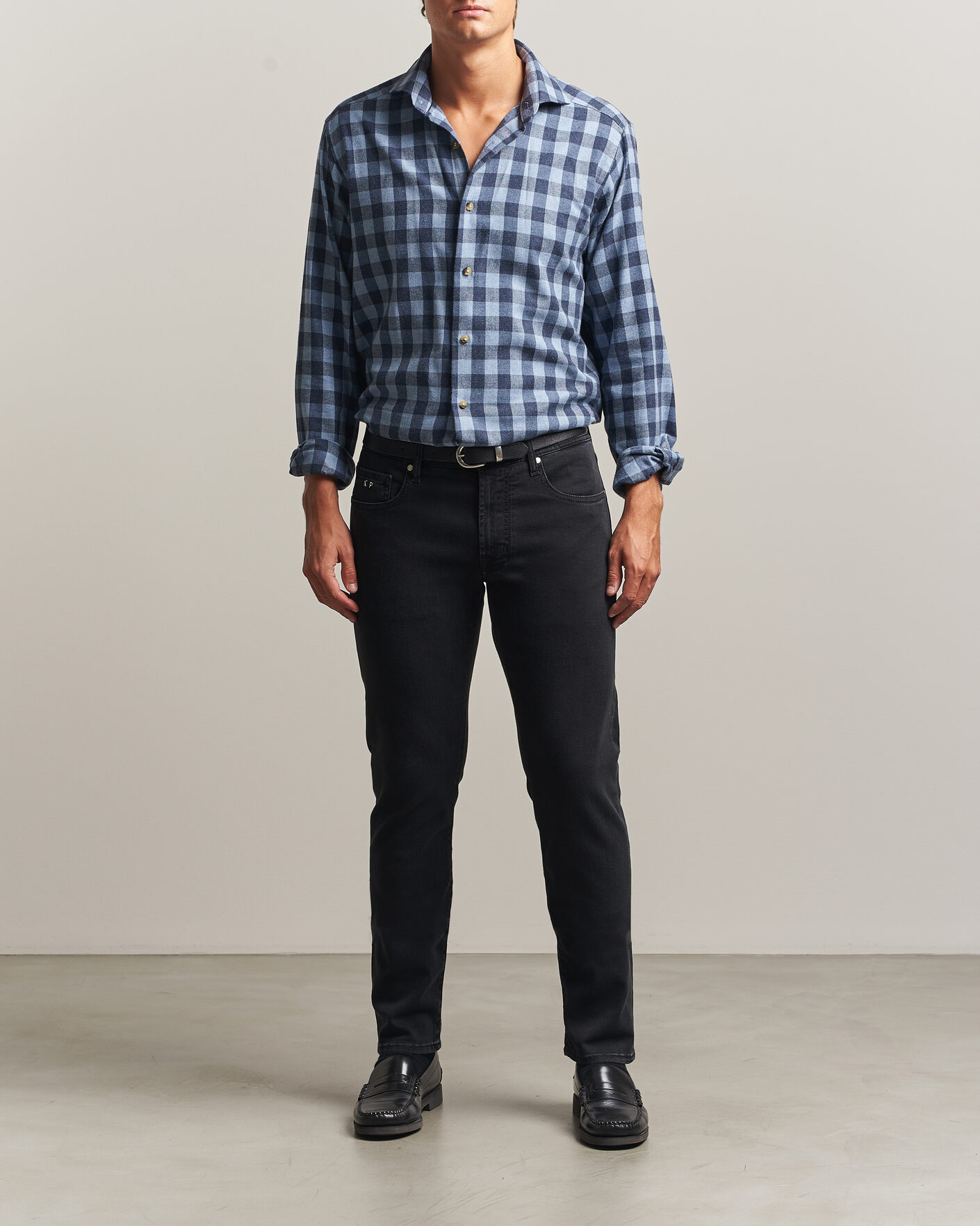 Hombres | Vaqueros | Tramarossa | Michelangelo Stretch Relax Jeans Black