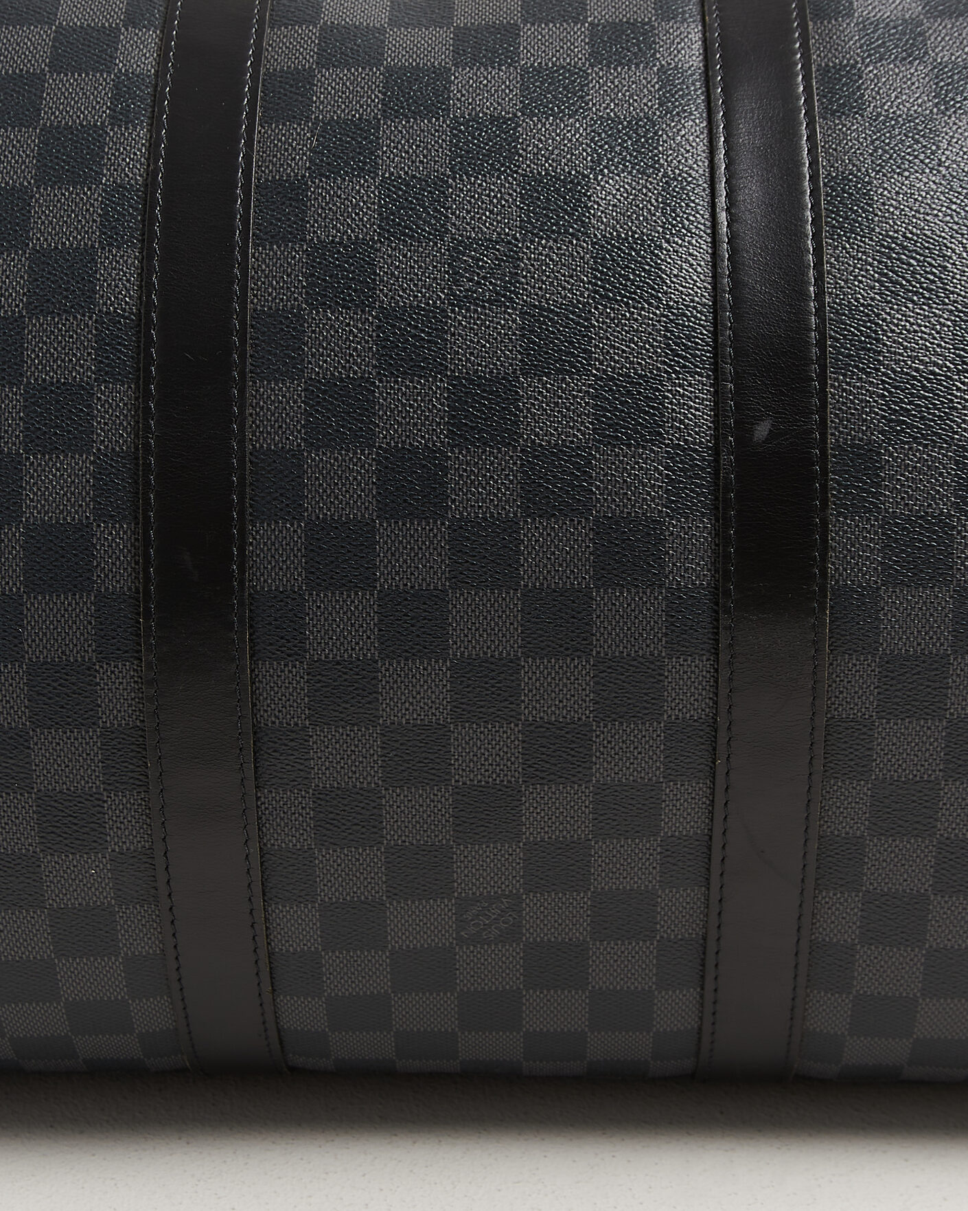 Hombres | Pre-Owned & Vintage Bags | Louis Vuitton Pre-Owned | Keepall 55 Bandouliére Damier Graphite