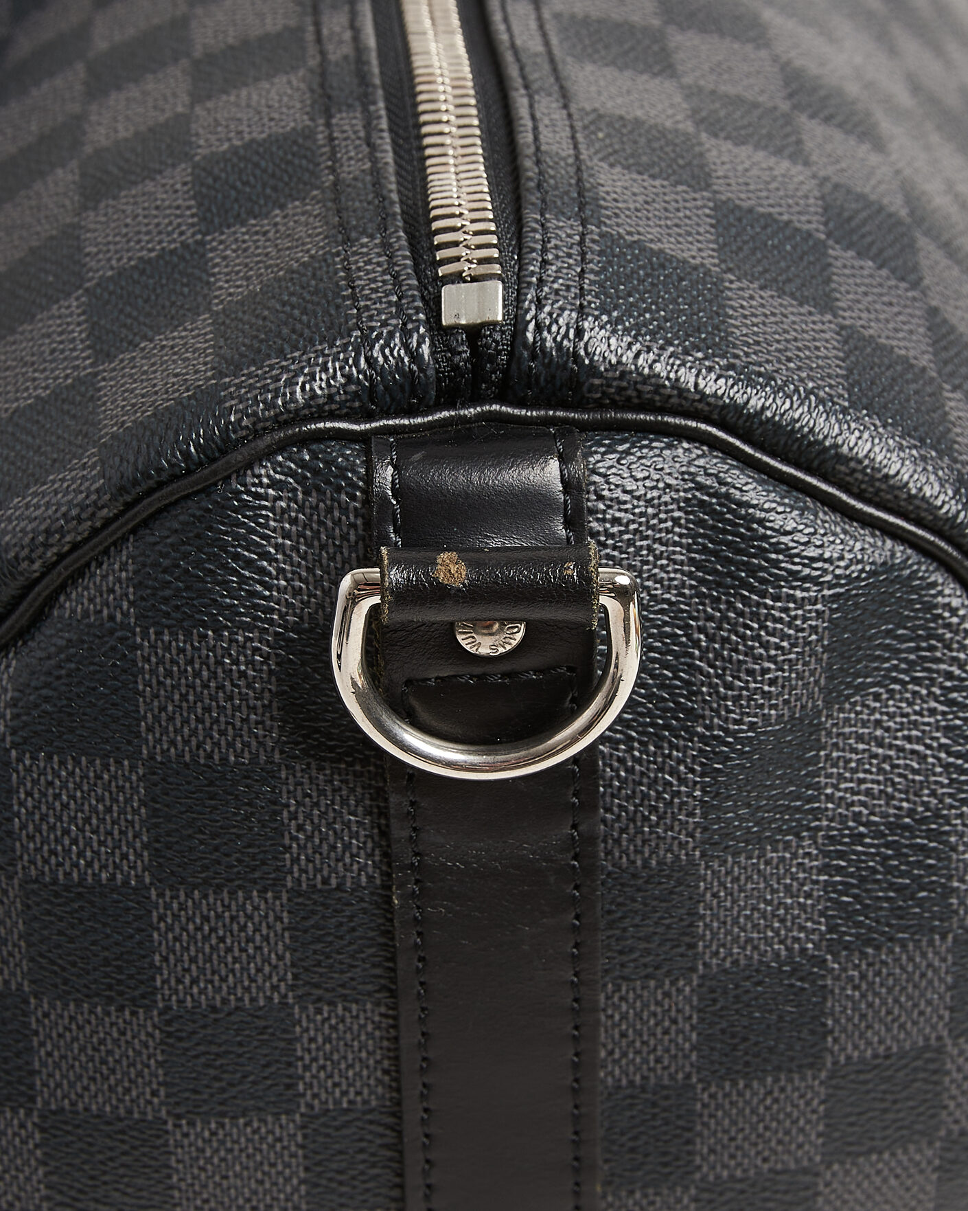 Hombres | Pre-Owned & Vintage Bags | Louis Vuitton Pre-Owned | Keepall 55 Bandouliére Damier Graphite