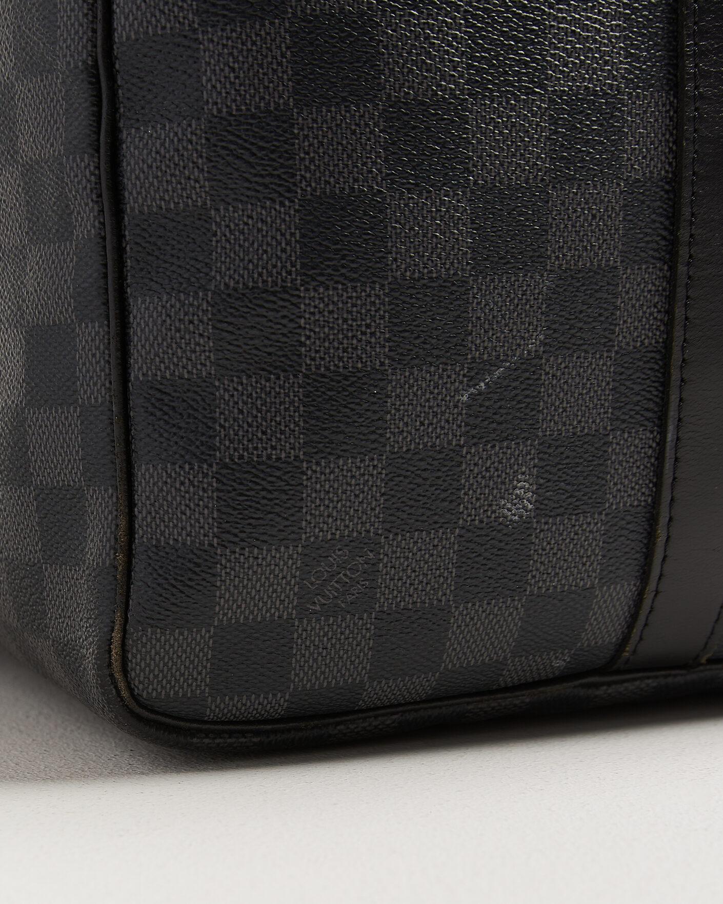 Hombres | Pre-Owned & Vintage Bags | Louis Vuitton Pre-Owned | Keepall 55 Bandouliére Damier Graphite
