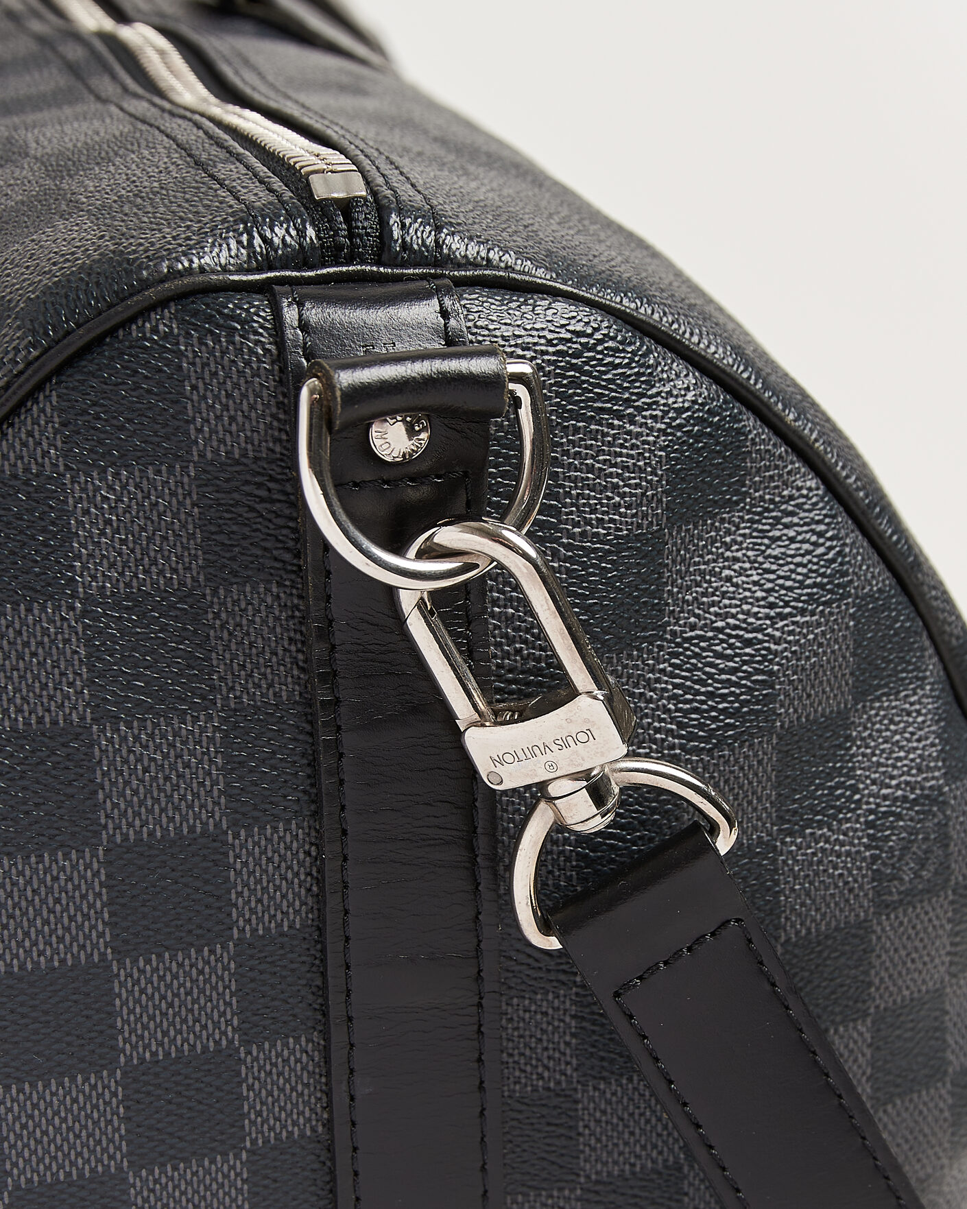 Hombres | Pre-Owned & Vintage Bags | Louis Vuitton Pre-Owned | Keepall 55 Bandouliére Damier Graphite